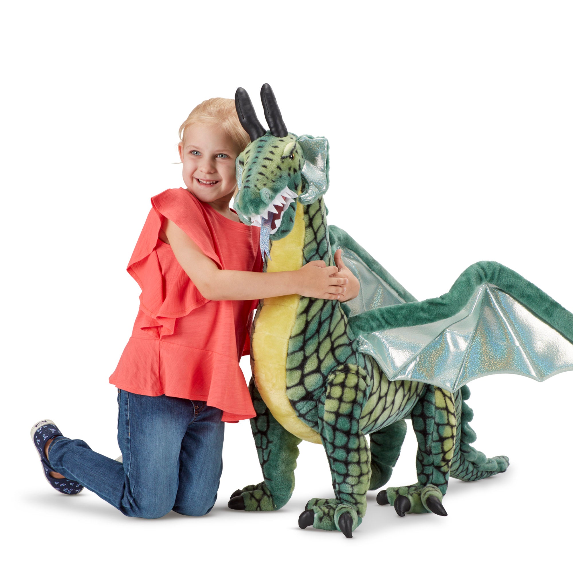 Melissa & Doug Winged Dragon Lifelike Plush Stuffed Animal - Image 8