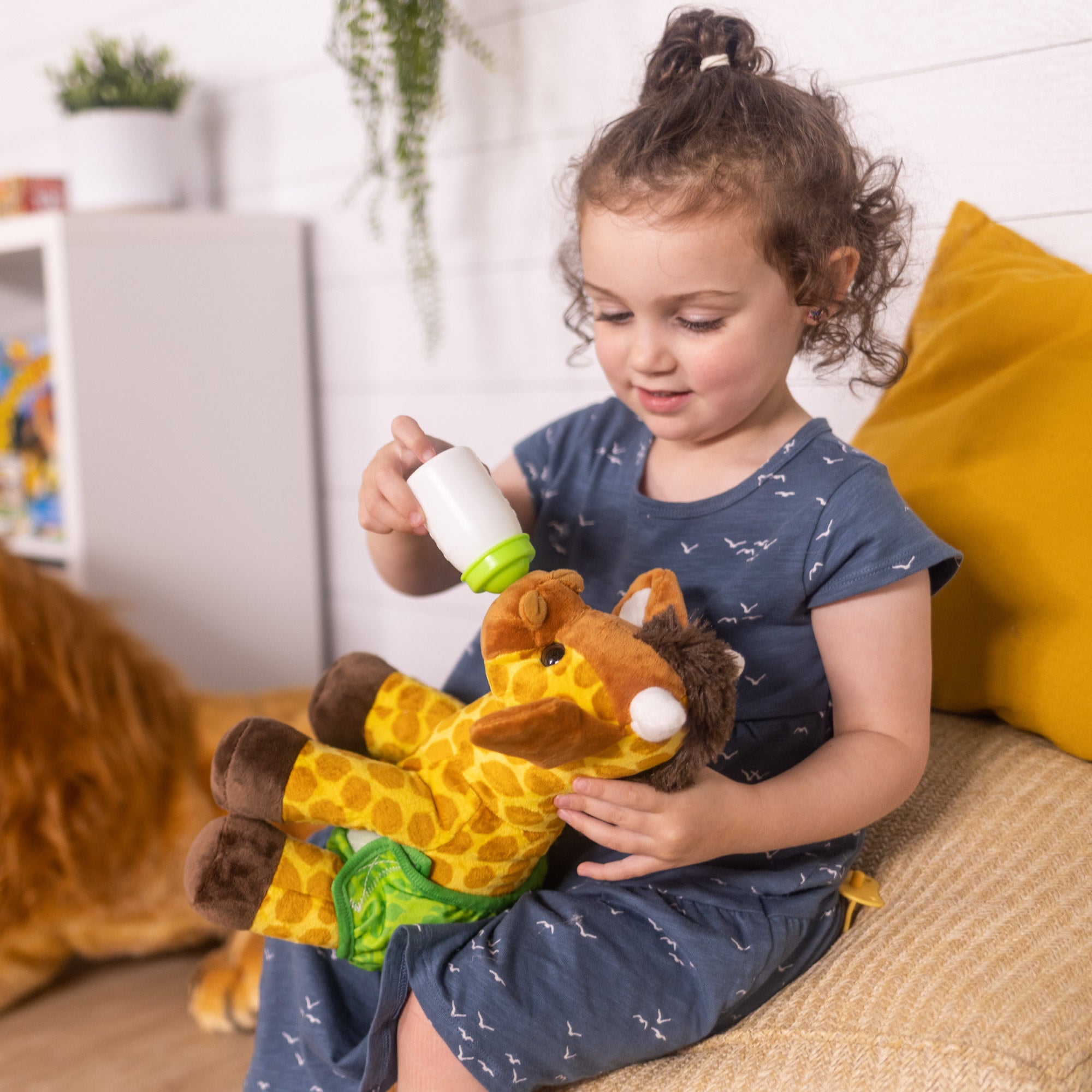 Melissa & Doug Baby Giraffe Stuffed Animal - Image 2