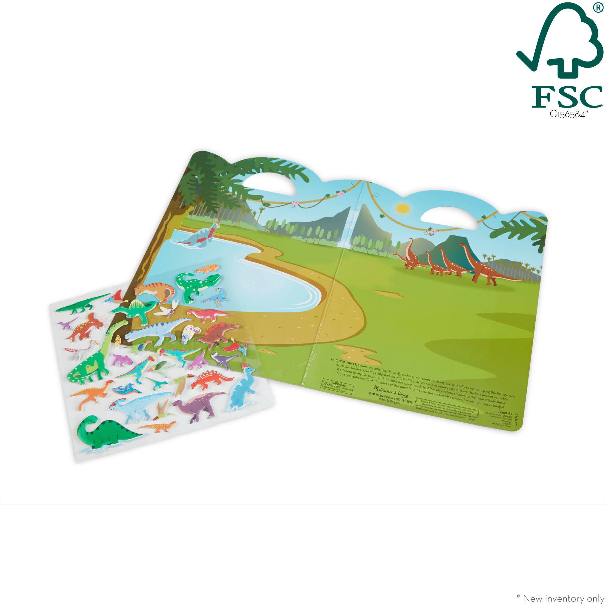 Melissa & Doug Puffy Sticker Play Set - Dinosaur - Image 3