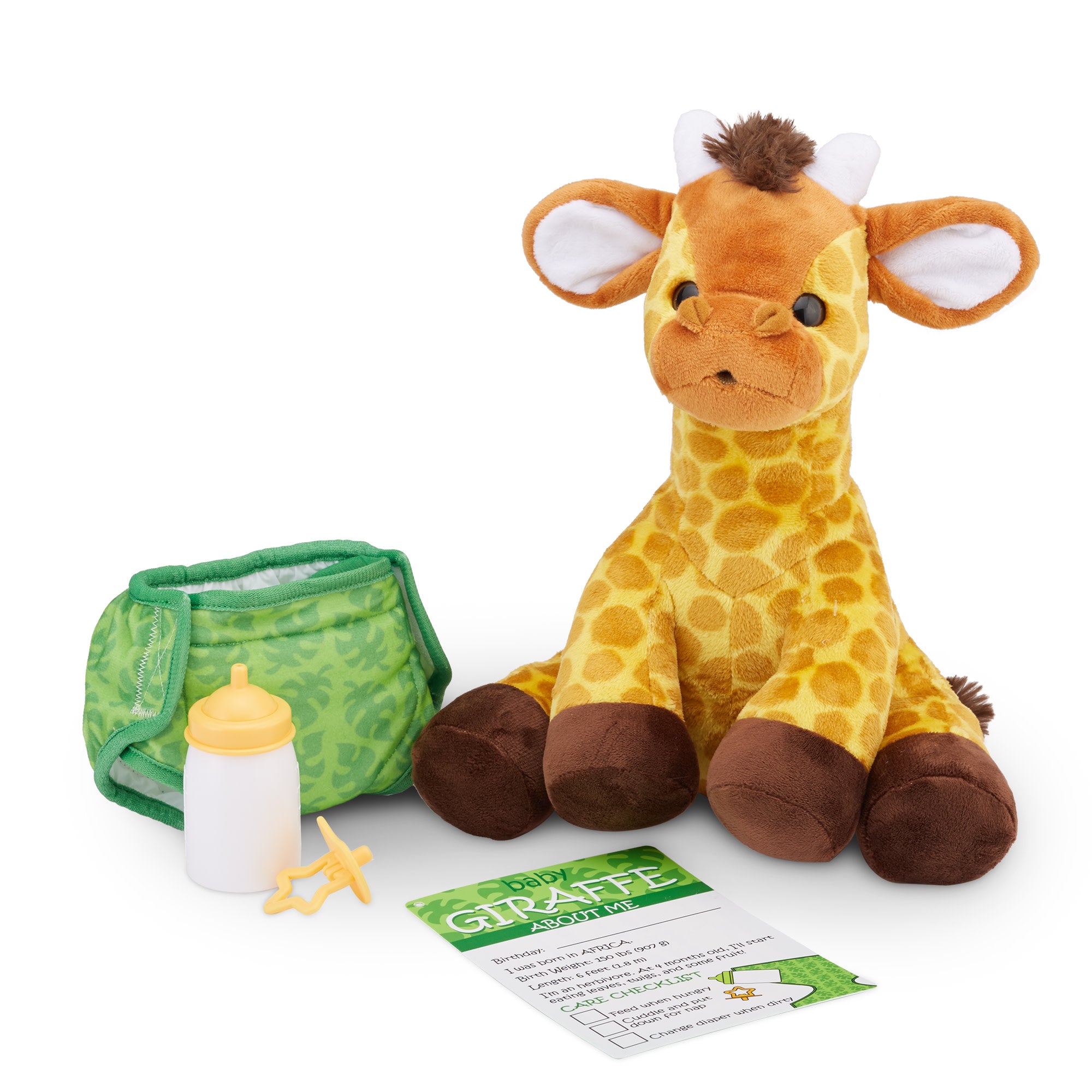 Melissa & Doug Baby Giraffe Stuffed Animal - Image 4