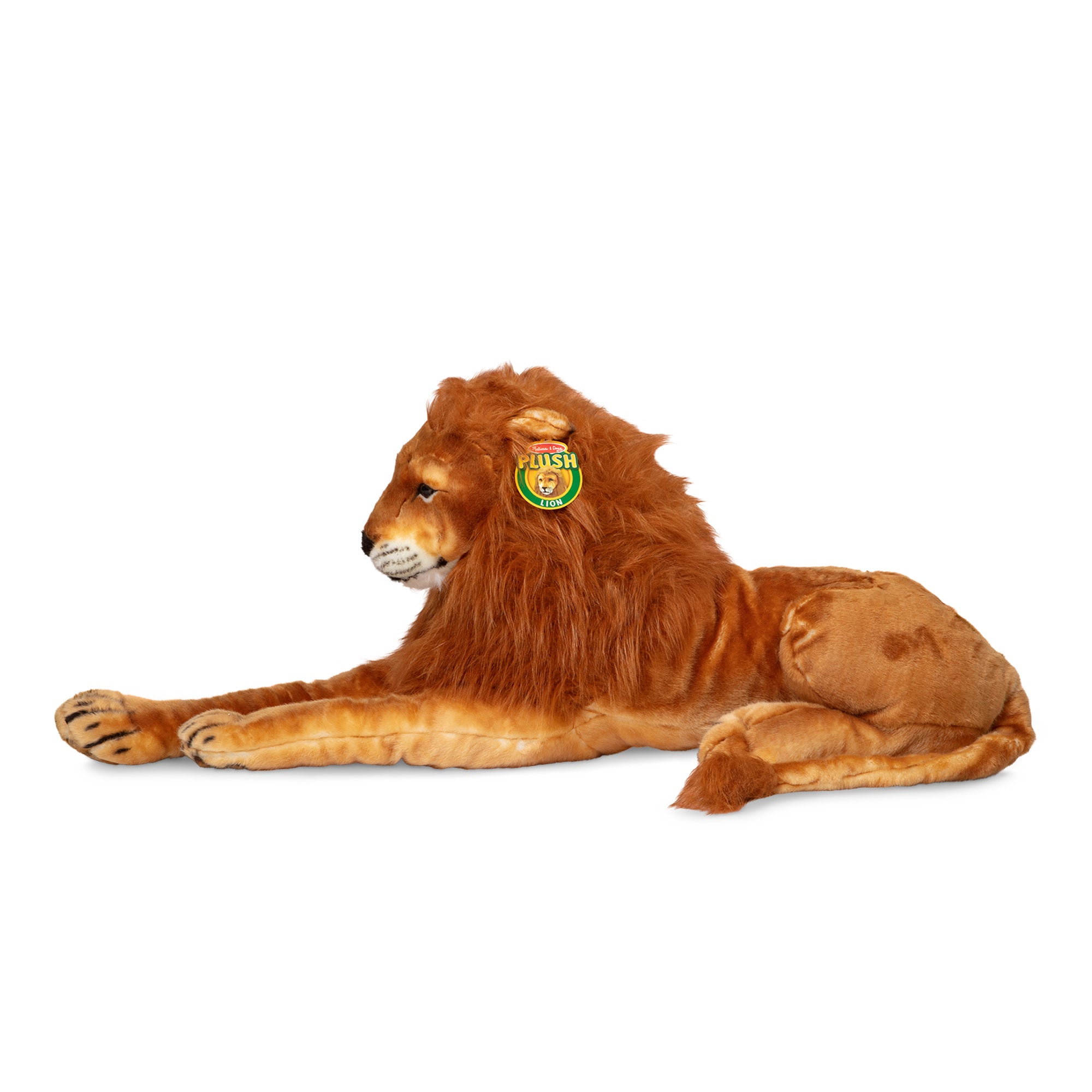 Melissa & Doug Lion Lifelike Plush Stuffed Animal - Image 3