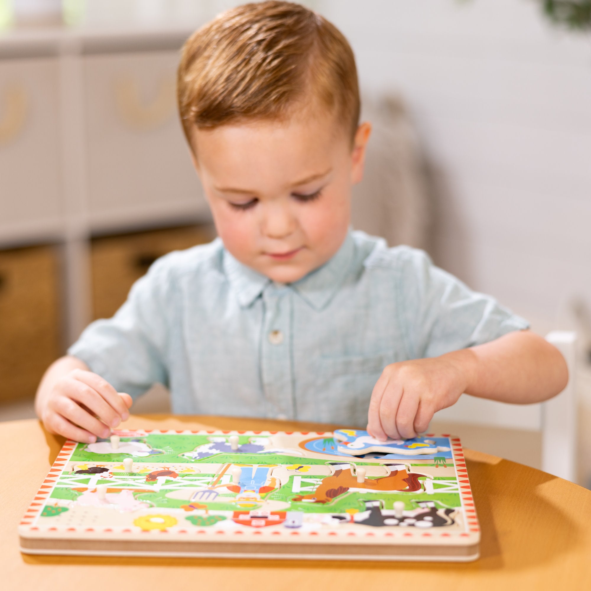 Melissa & Doug Old MacDonald's Farm Song Puzzle - 8 Pieces - Image 7