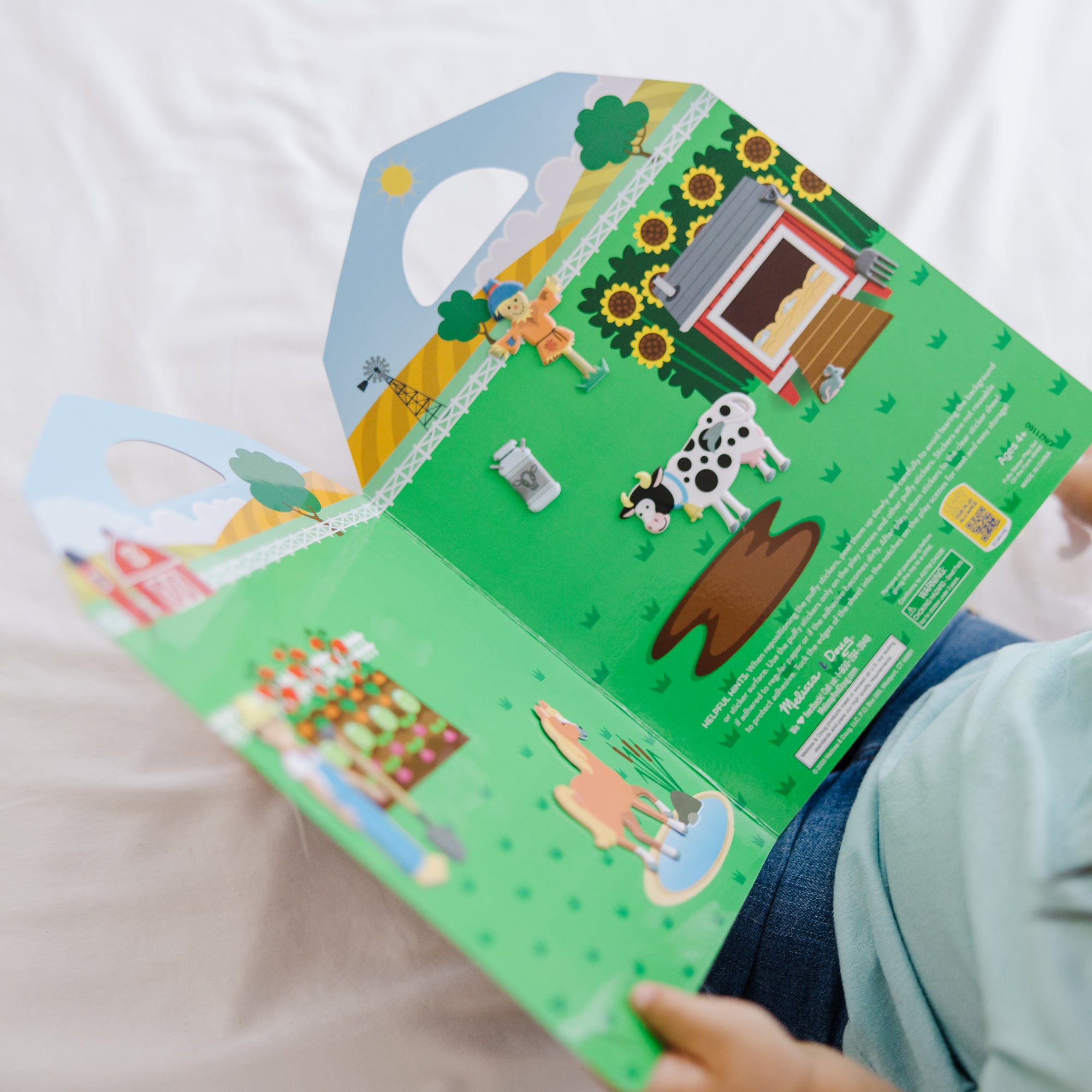 Melissa & Doug Puffy Sticker Play Set - On the Farm - Image 9
