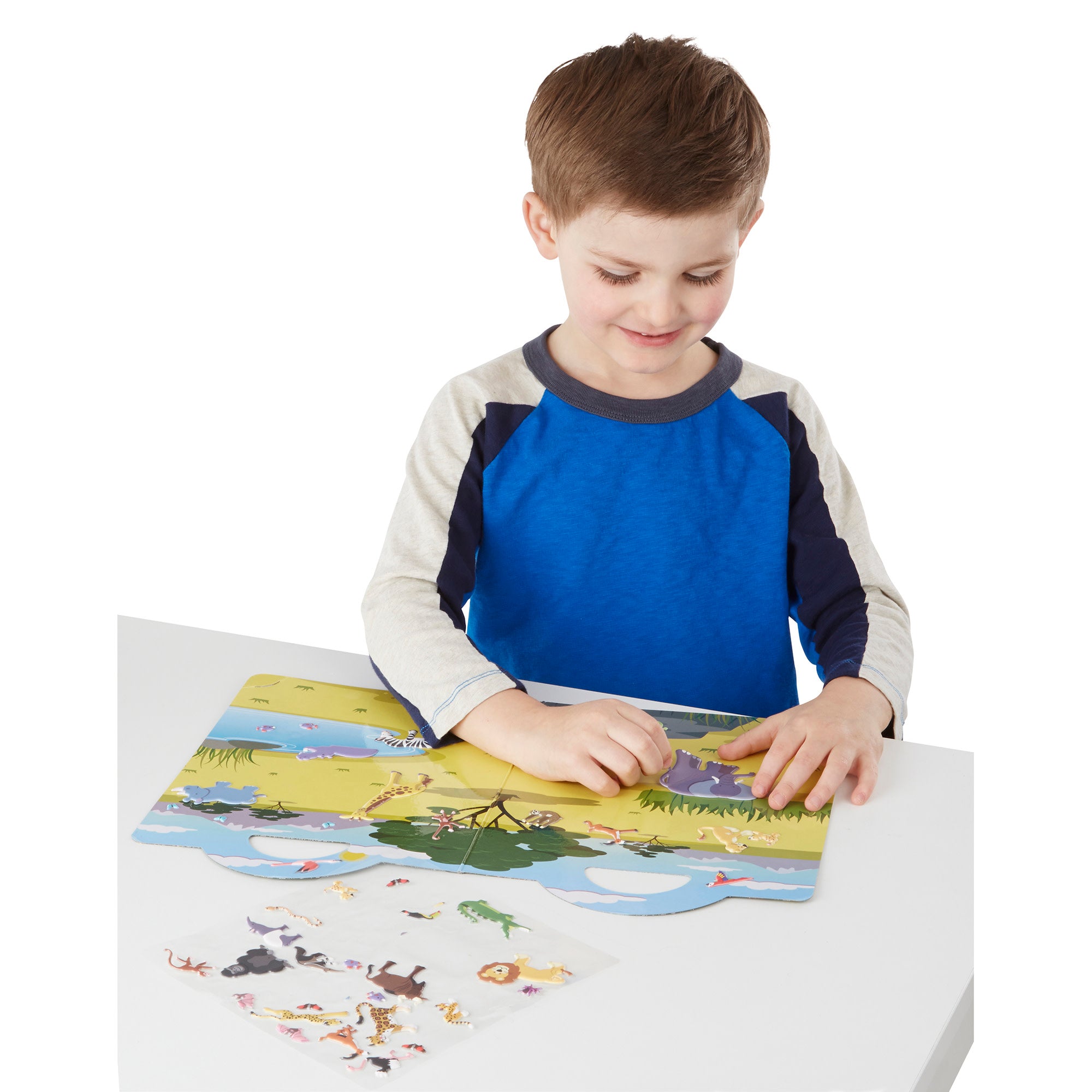 Melissa & Doug Puffy Sticker Play Set - Safari - Image 8