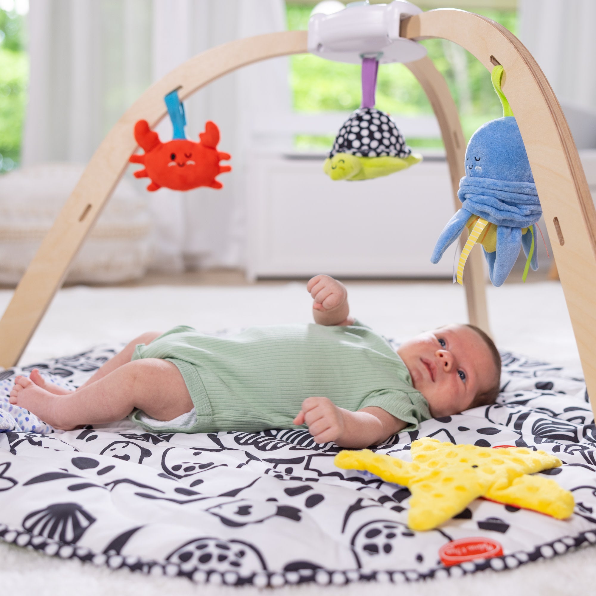 Melissa & Doug Ocean Easy-Fold Play Gym - Image 7