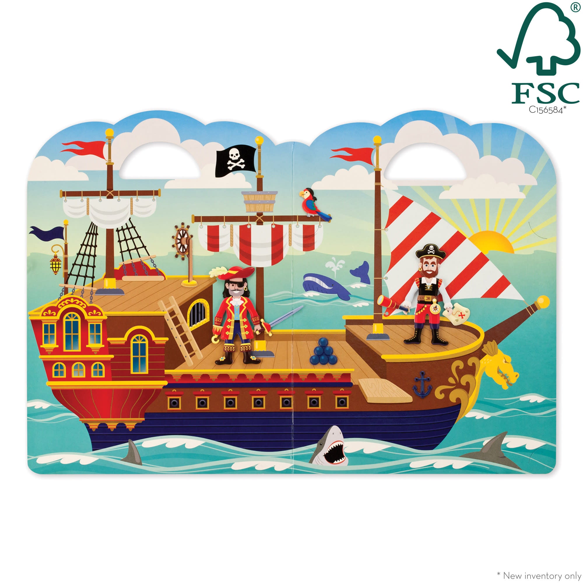 Melissa & Doug Puffy Sticker Play Set - Pirate - Image 3