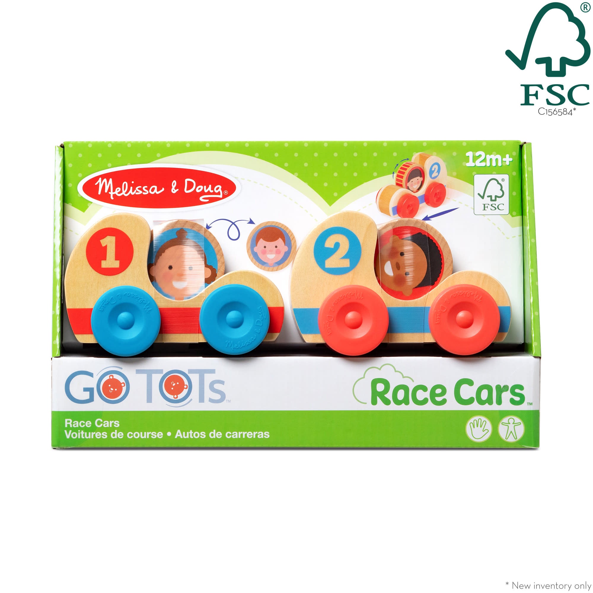 Melissa & Doug GO Tots Wooden Race Cars - Image 3
