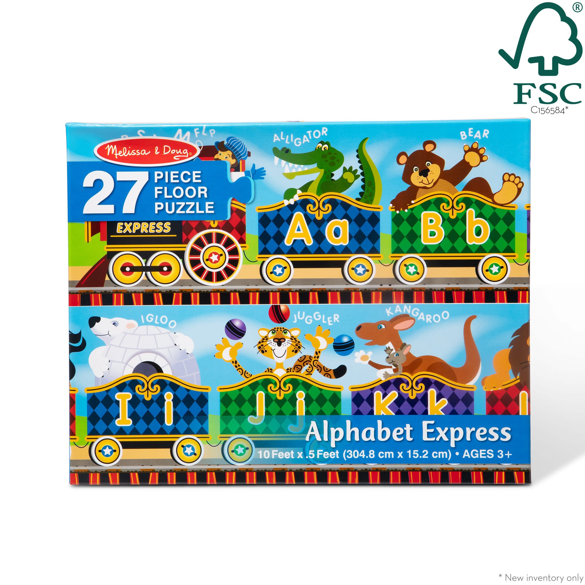 Melissa & Doug Alphabet Express Floor Puzzle - 27 Pieces - Image 10