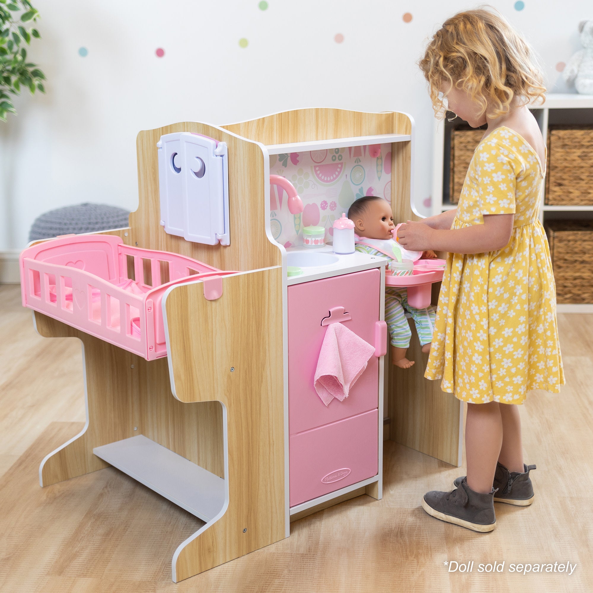 Melissa & Doug Baby Care Center and Accessory Sets - Image 8