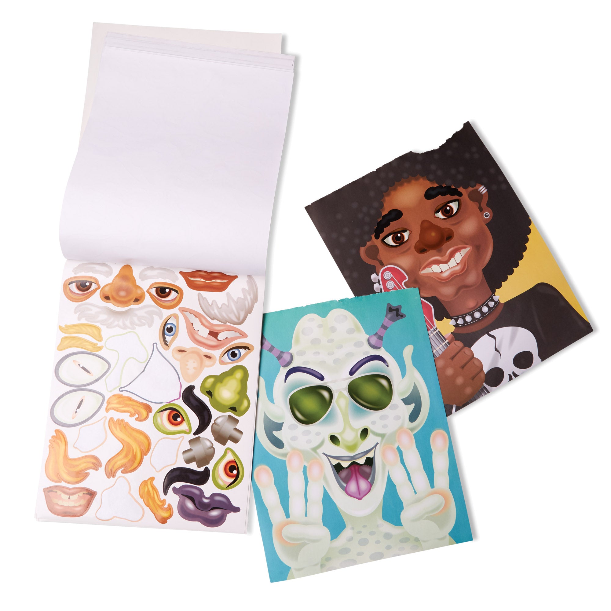 Melissa & Doug Make-a-Face Sticker Pad - Crazy Characters - Image 4
