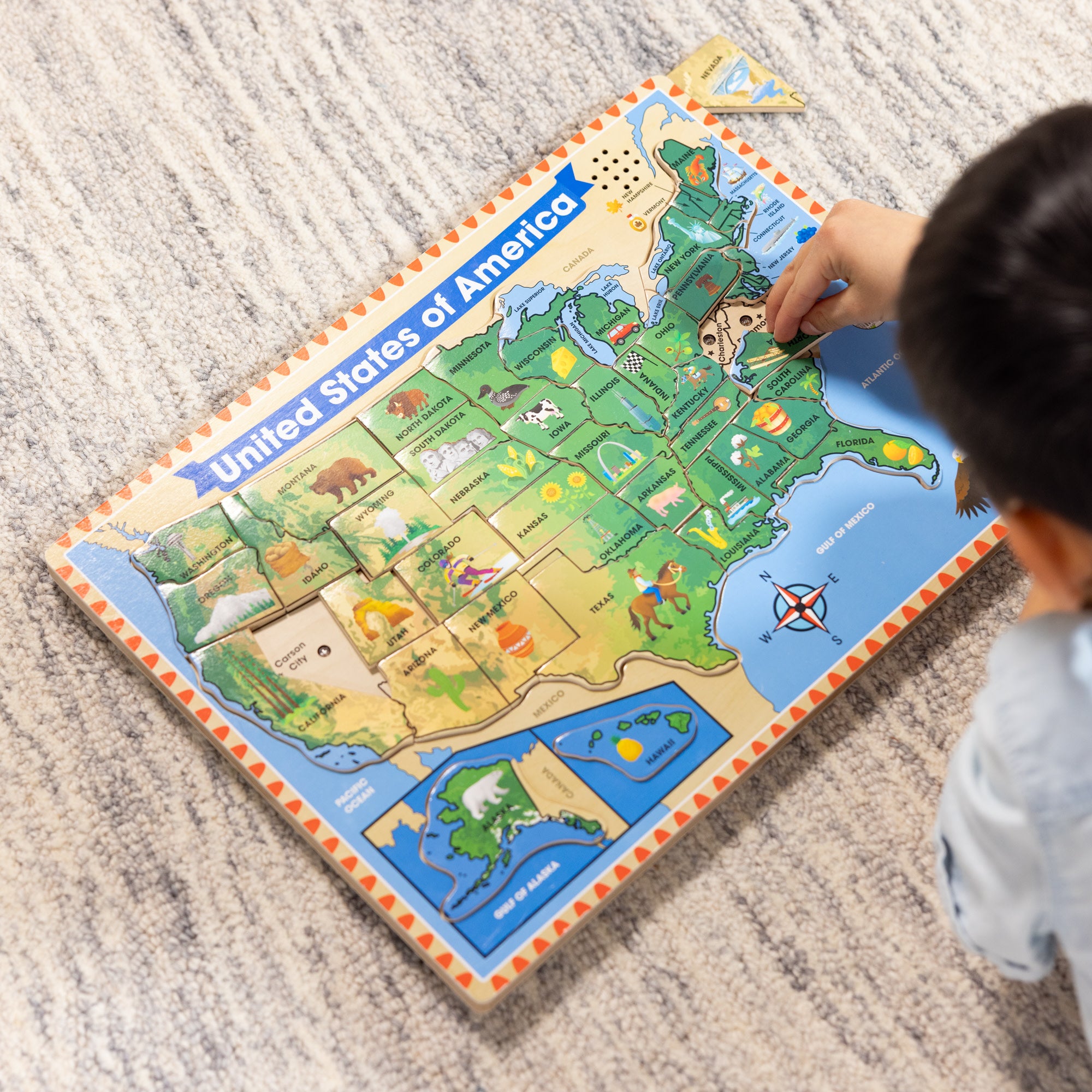 Melissa & Doug U.S.A. Sound Puzzle - 40 Pieces - Image 2