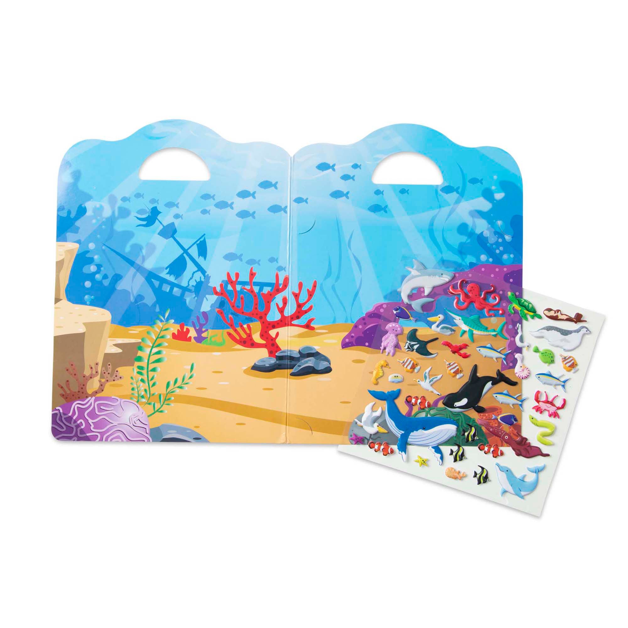 Melissa & Doug Puffy Sticker Play Set - Ocean - Image 4