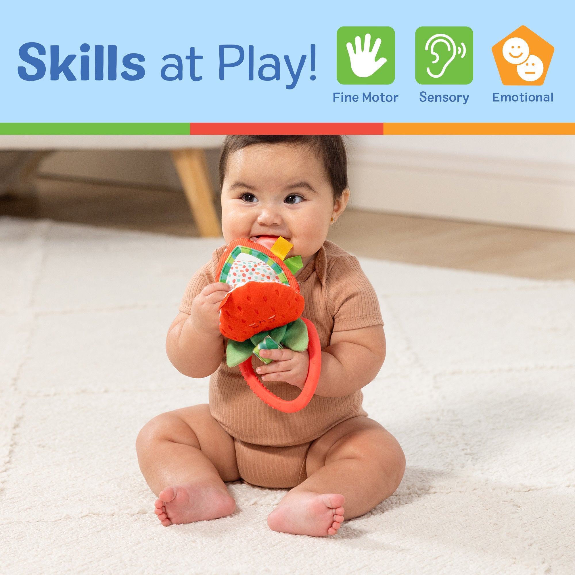 Melissa & Doug Peek-a-Boo Berry Take-Along Toy - Image 8