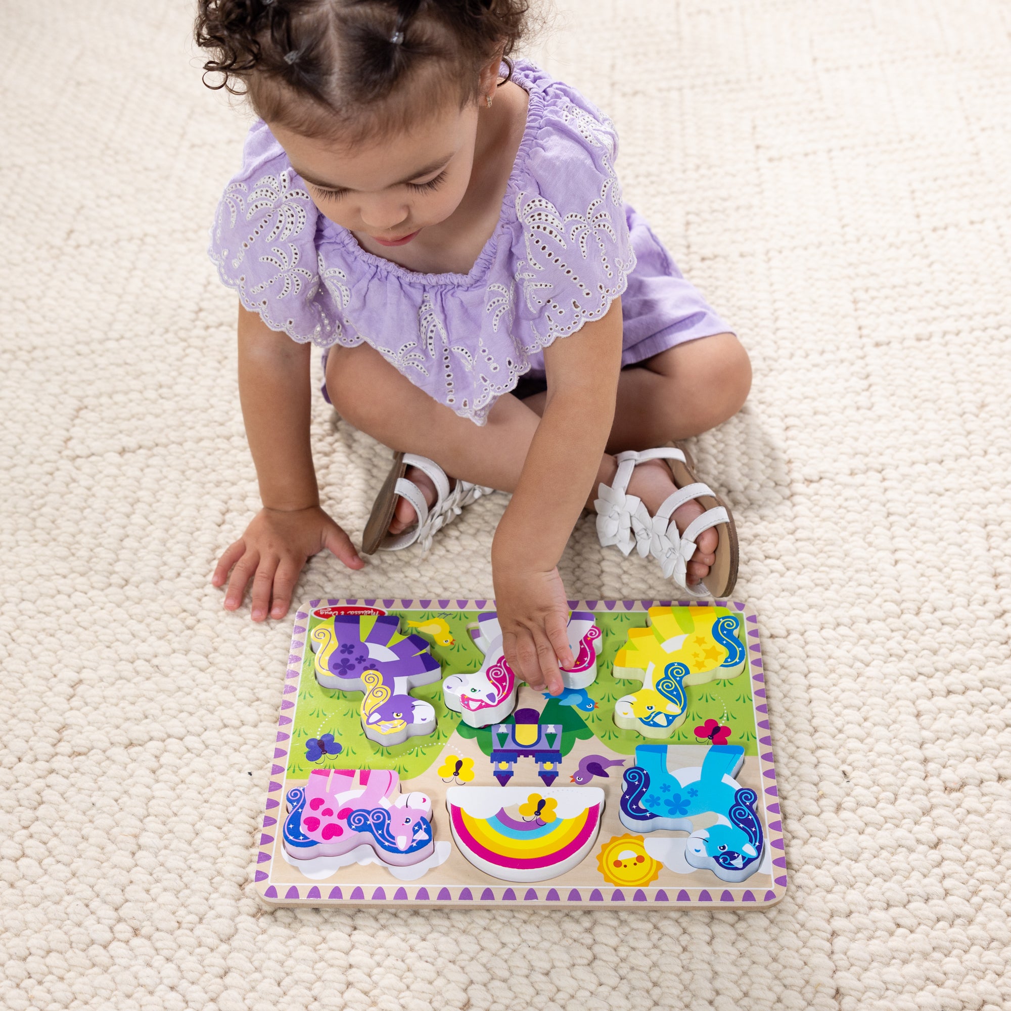 Melissa & Doug Unicorn Chunky Puzzle ?C 6 Pieces - Image 8