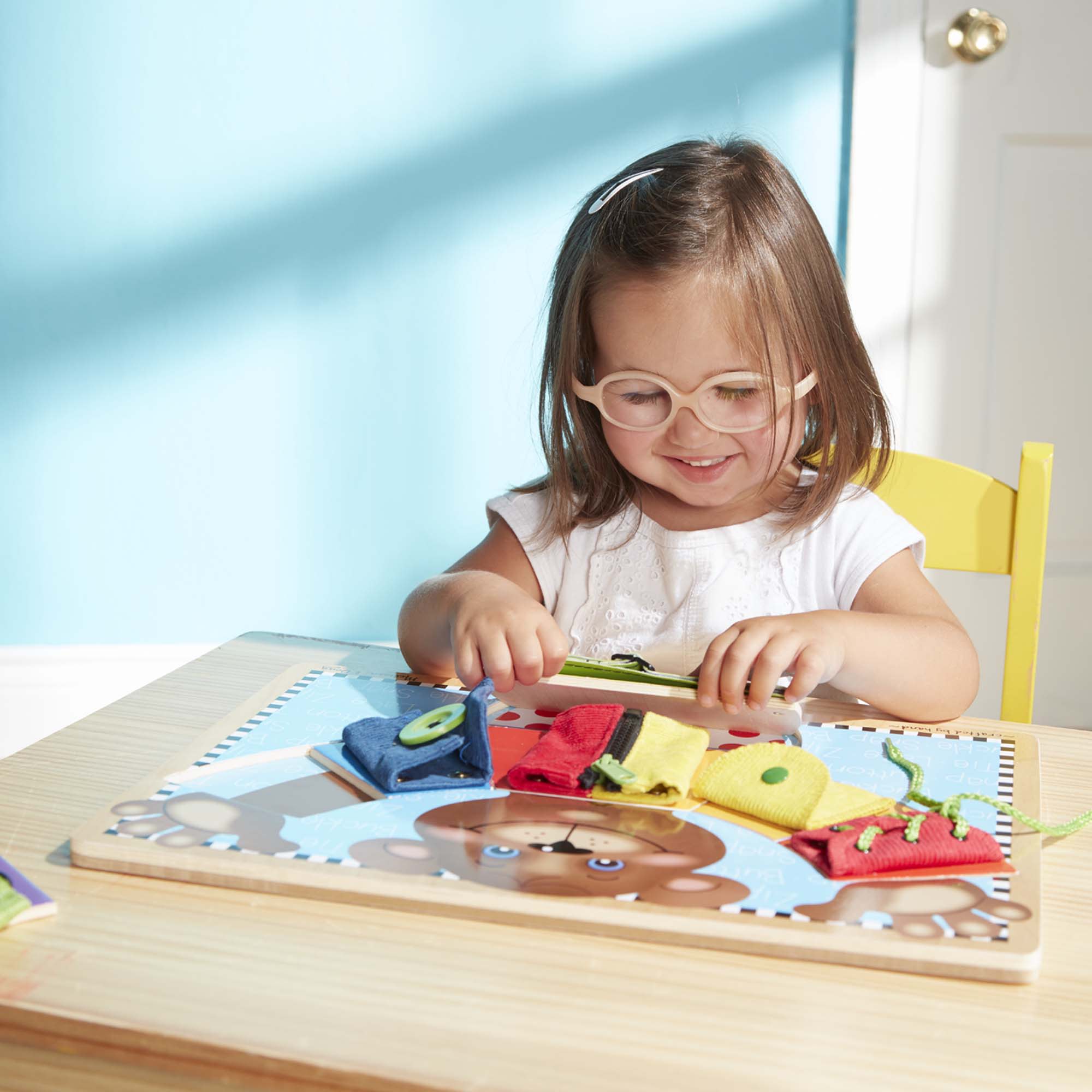 Melissa & Doug Basic Skills Puzzle Board - Image 2