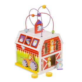 Melissa & Doug First Play Slide, Sort & Roll Activity Barn