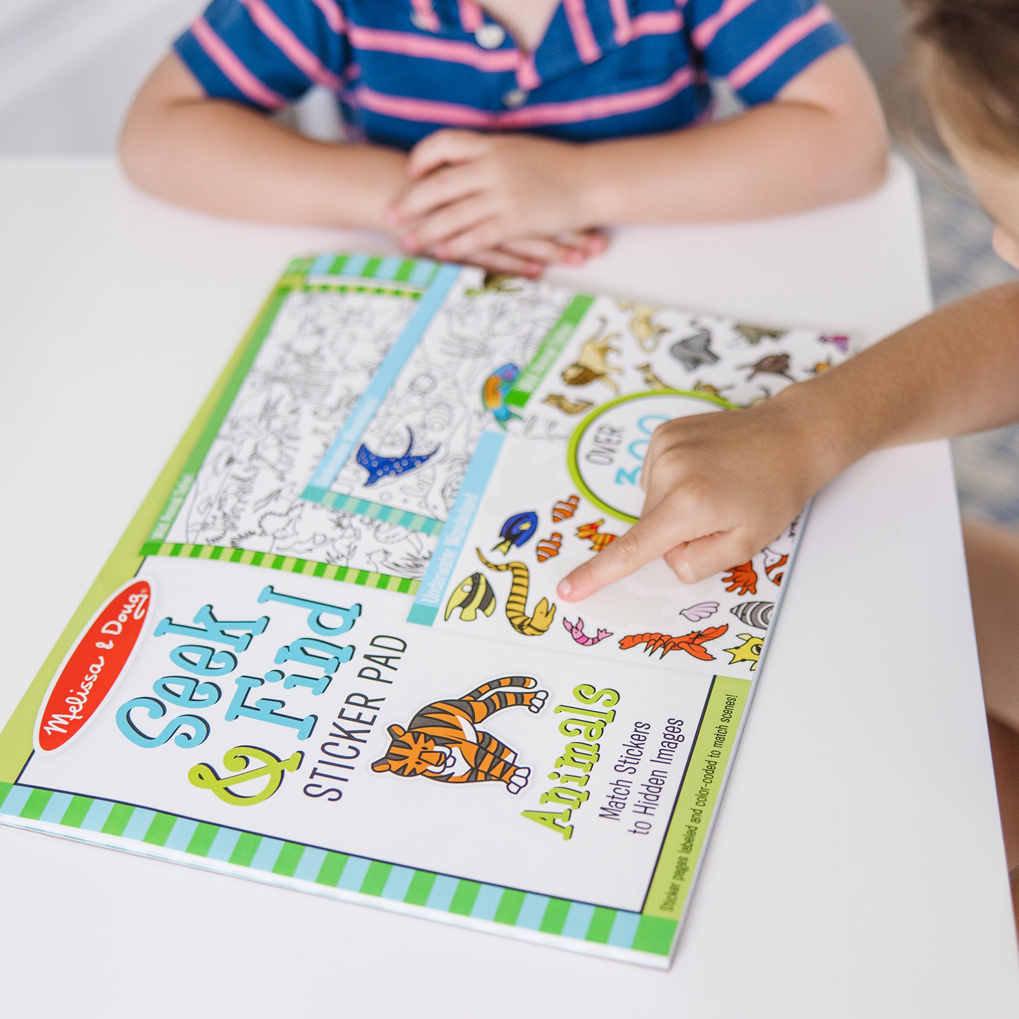 Melissa & Doug Seek & Find Sticker Pad ?C Animals - Image 2