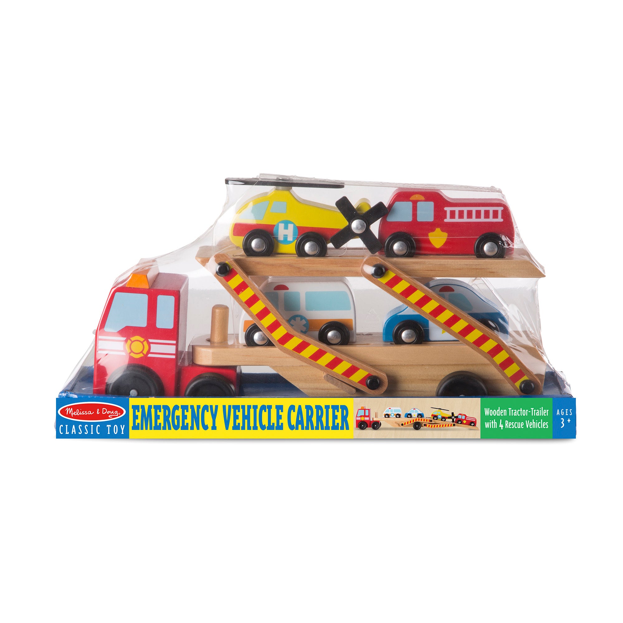 Melissa & Doug Emergency Vehicle Carrier - Image 3