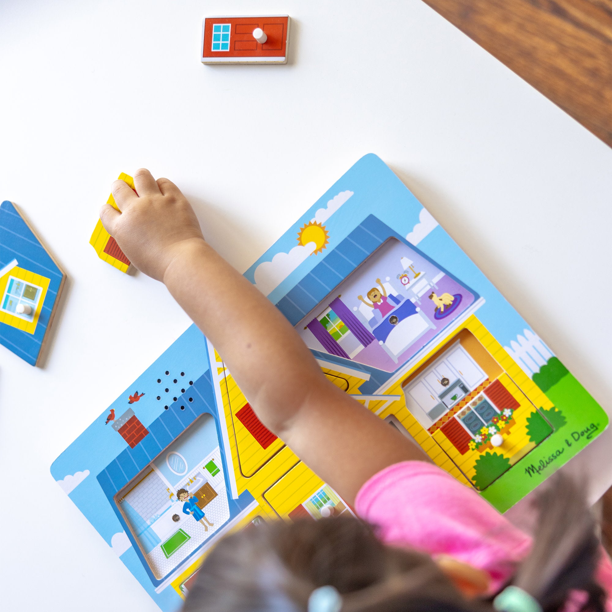 Melissa & Doug Around the House Sound Puzzle - 8 Pieces - Image 5
