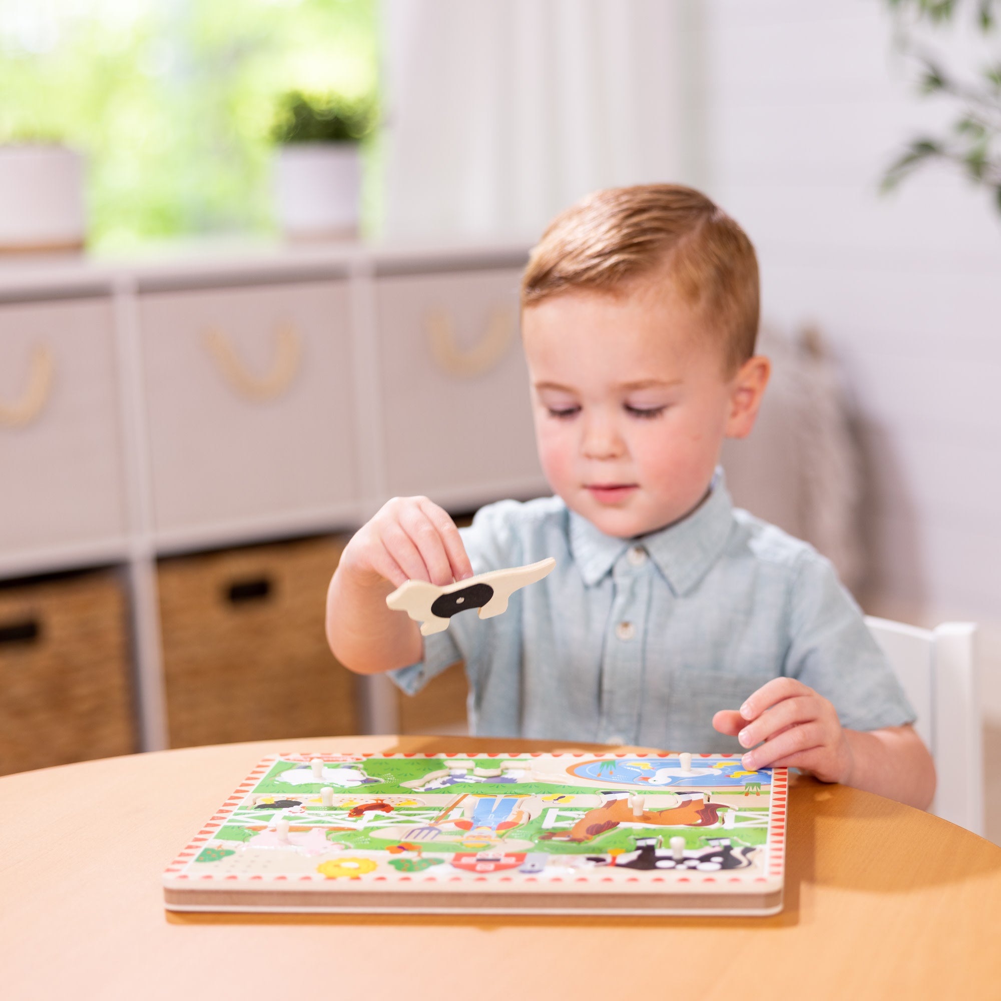 Melissa & Doug Old MacDonald's Farm Song Puzzle - 8 Pieces - Image 6