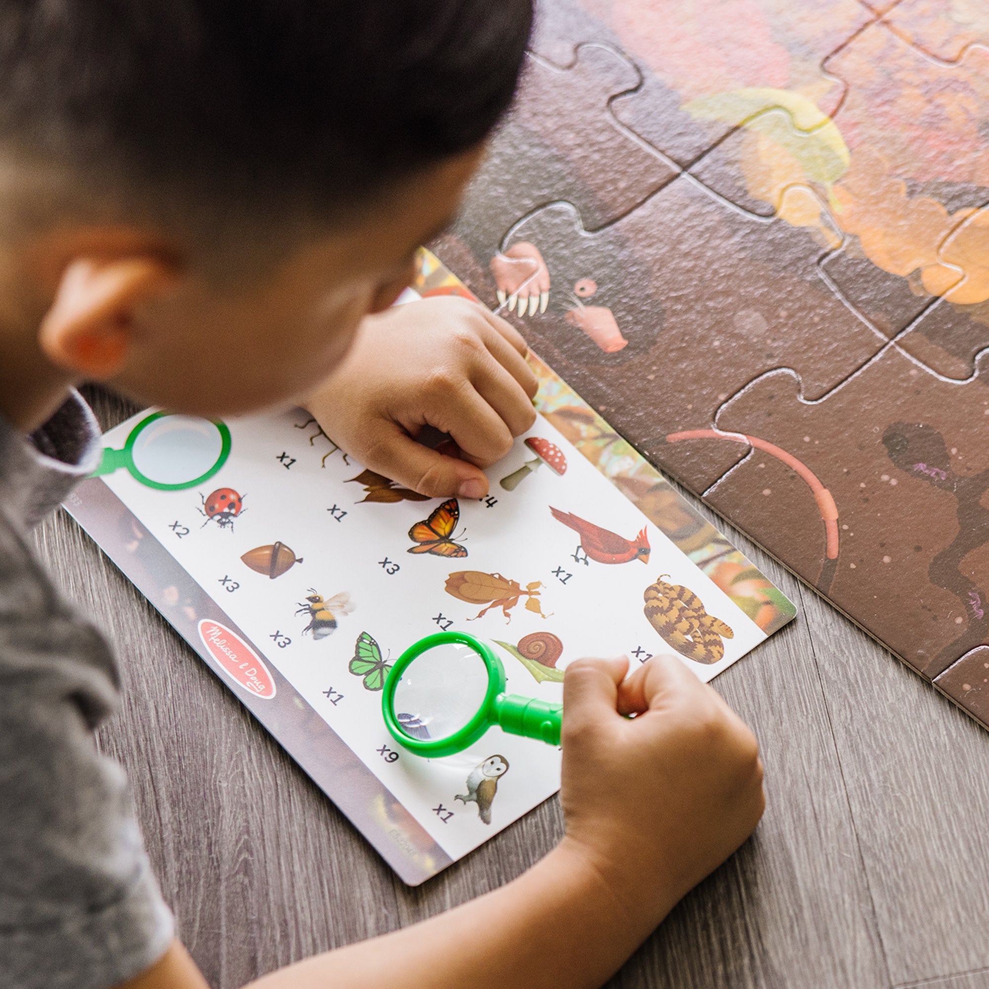 Melissa & Doug Let's Explore Double-Sided Seek & Find Puzzle - Image 6