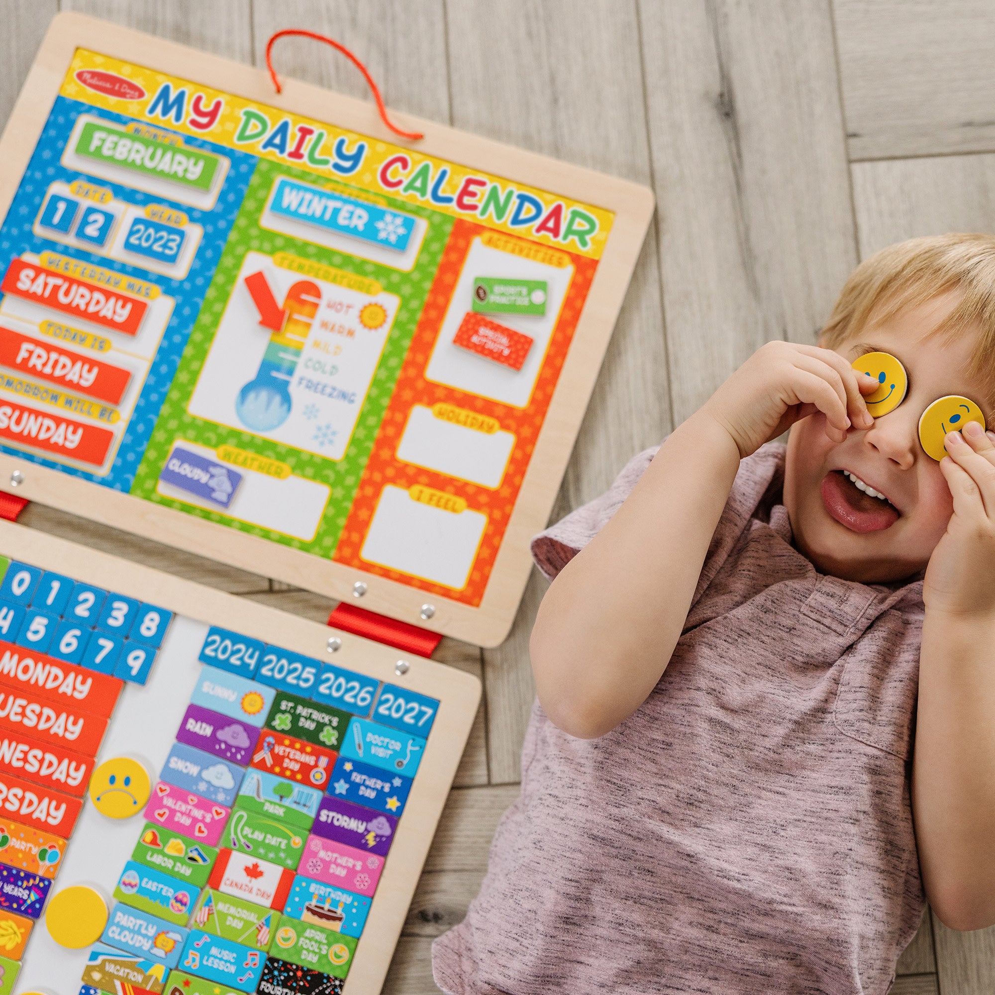 Melissa & Doug My Magnetic Daily Calendar - Image 8