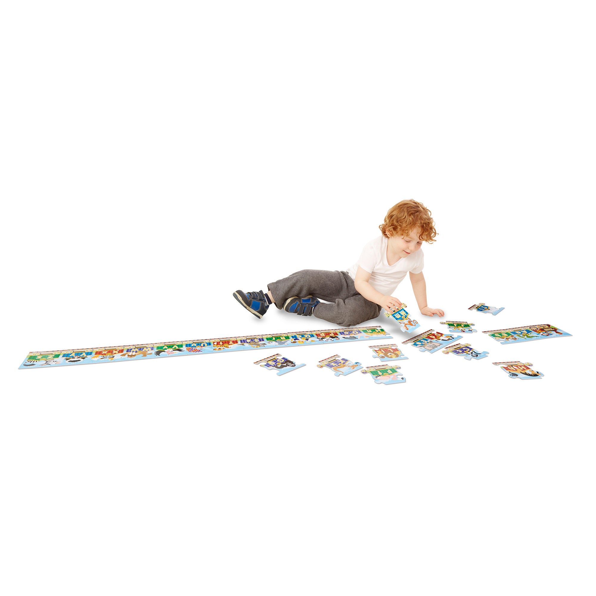 Melissa & Doug Alphabet Express Floor Puzzle - 27 Pieces - Image 7