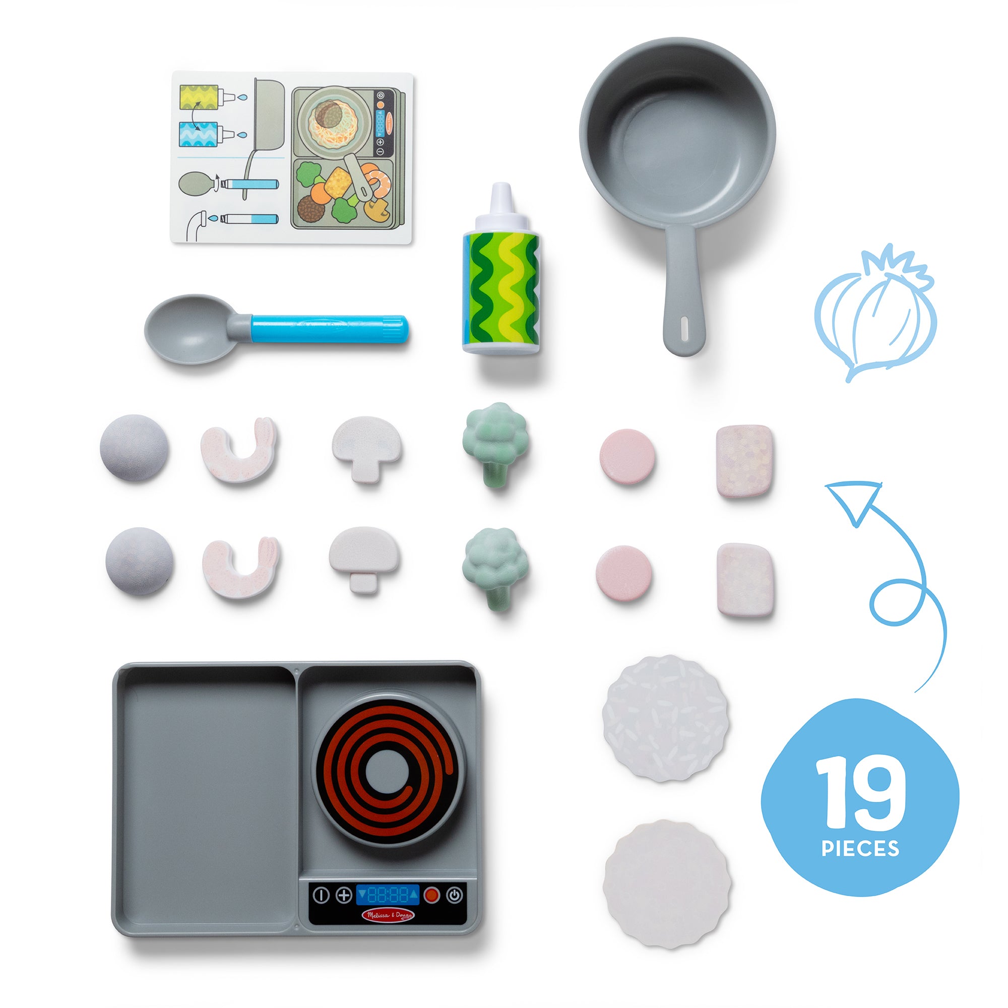 Melissa & Doug Simmer & Stir Stovetop Play Set with Color Changing Water WOW! - Image 8