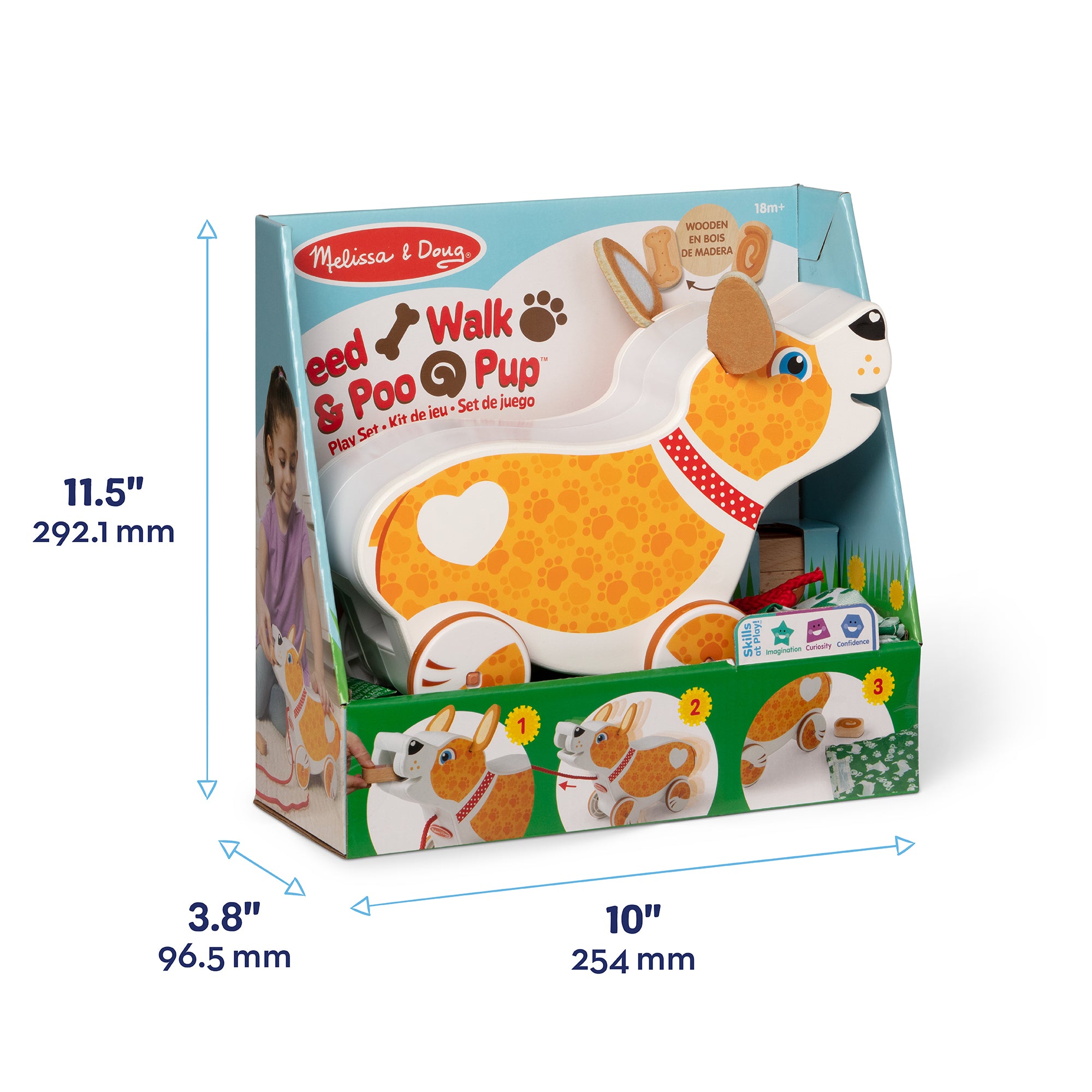 Melissa & Doug Feed, Walk & Poo Pup Play Set - Image 3