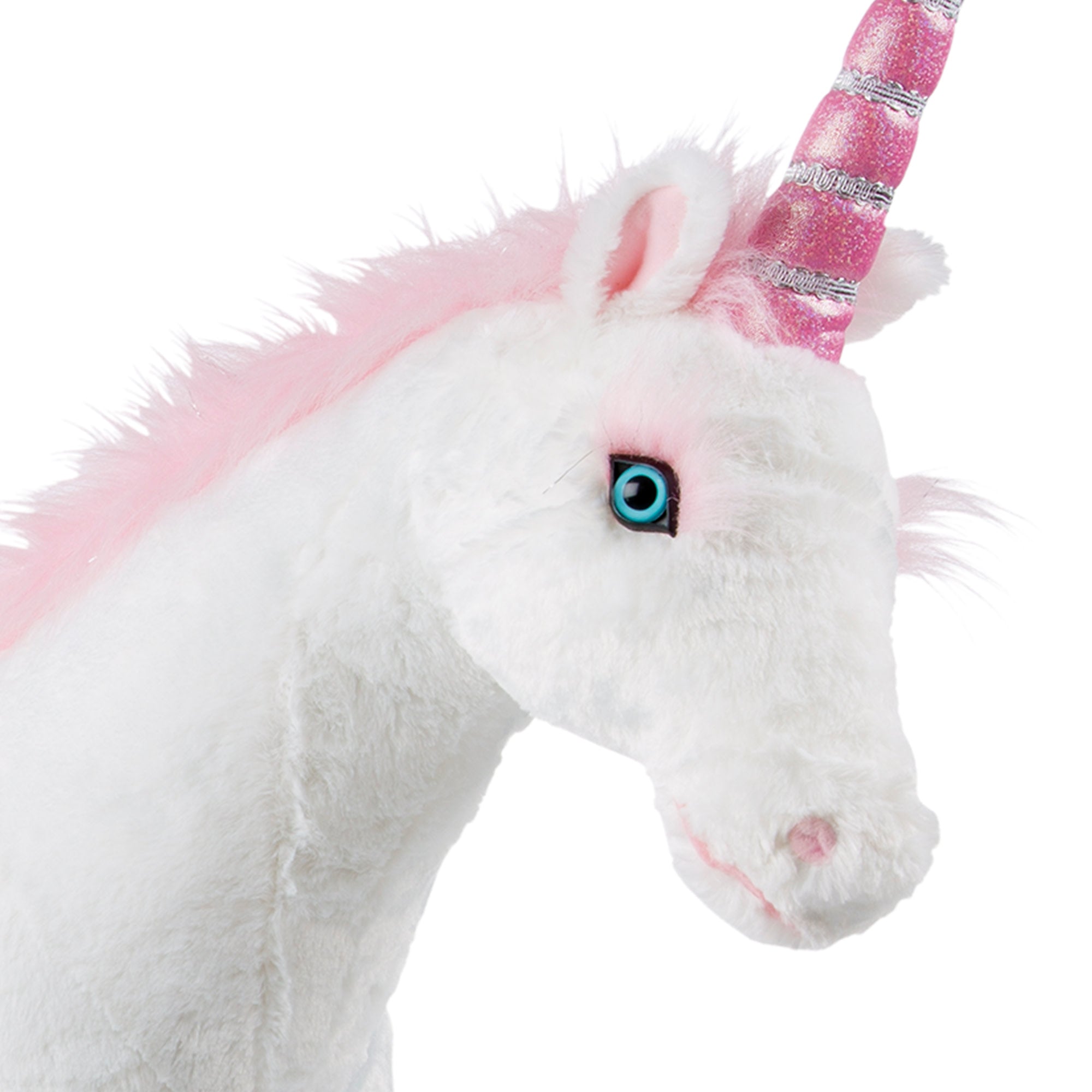 Melissa & Doug Unicorn Lifelike Plush Stuffed Animal - Image 4