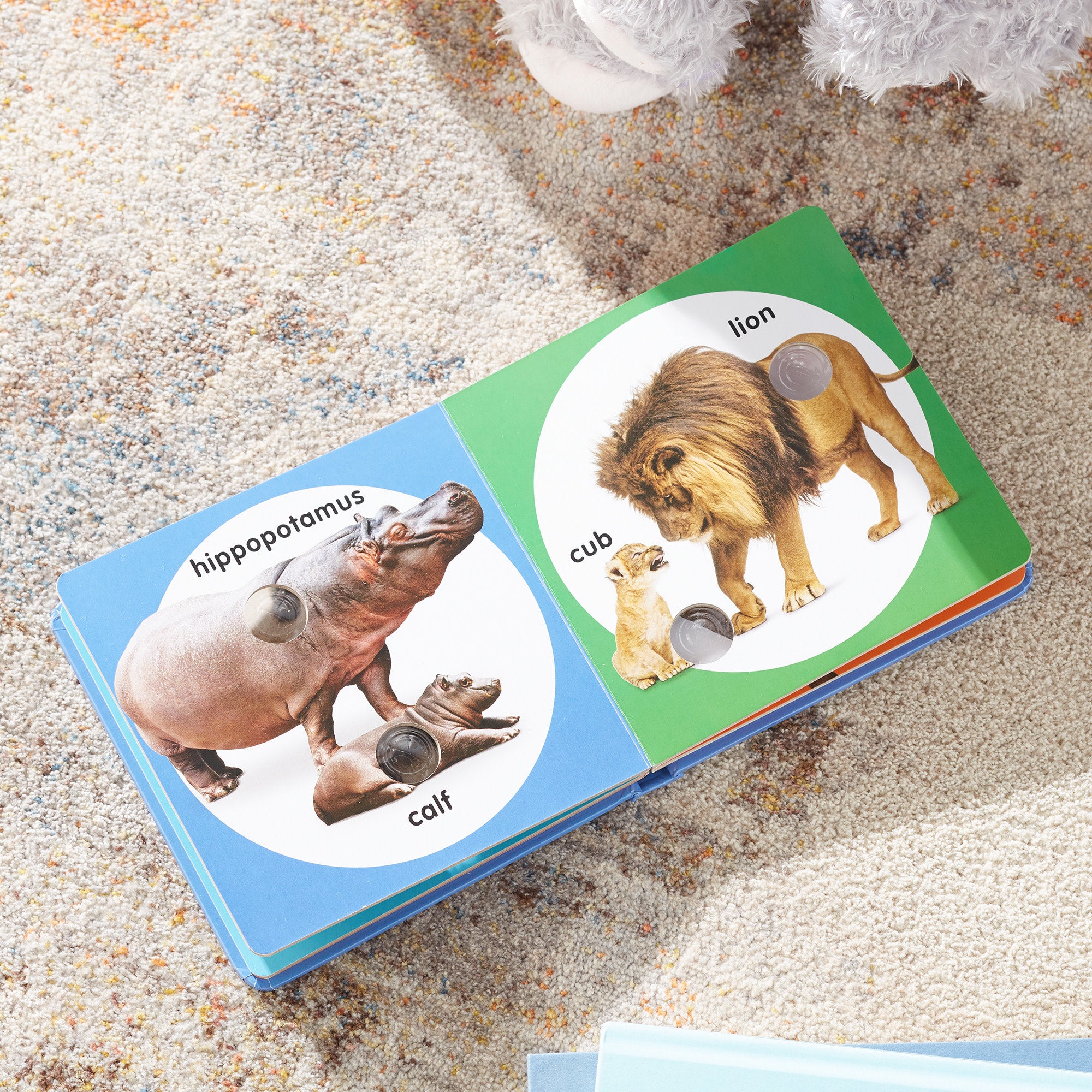 Melissa & Doug Poke-a-Dot: Wild Animal Families Board Book - Image 9