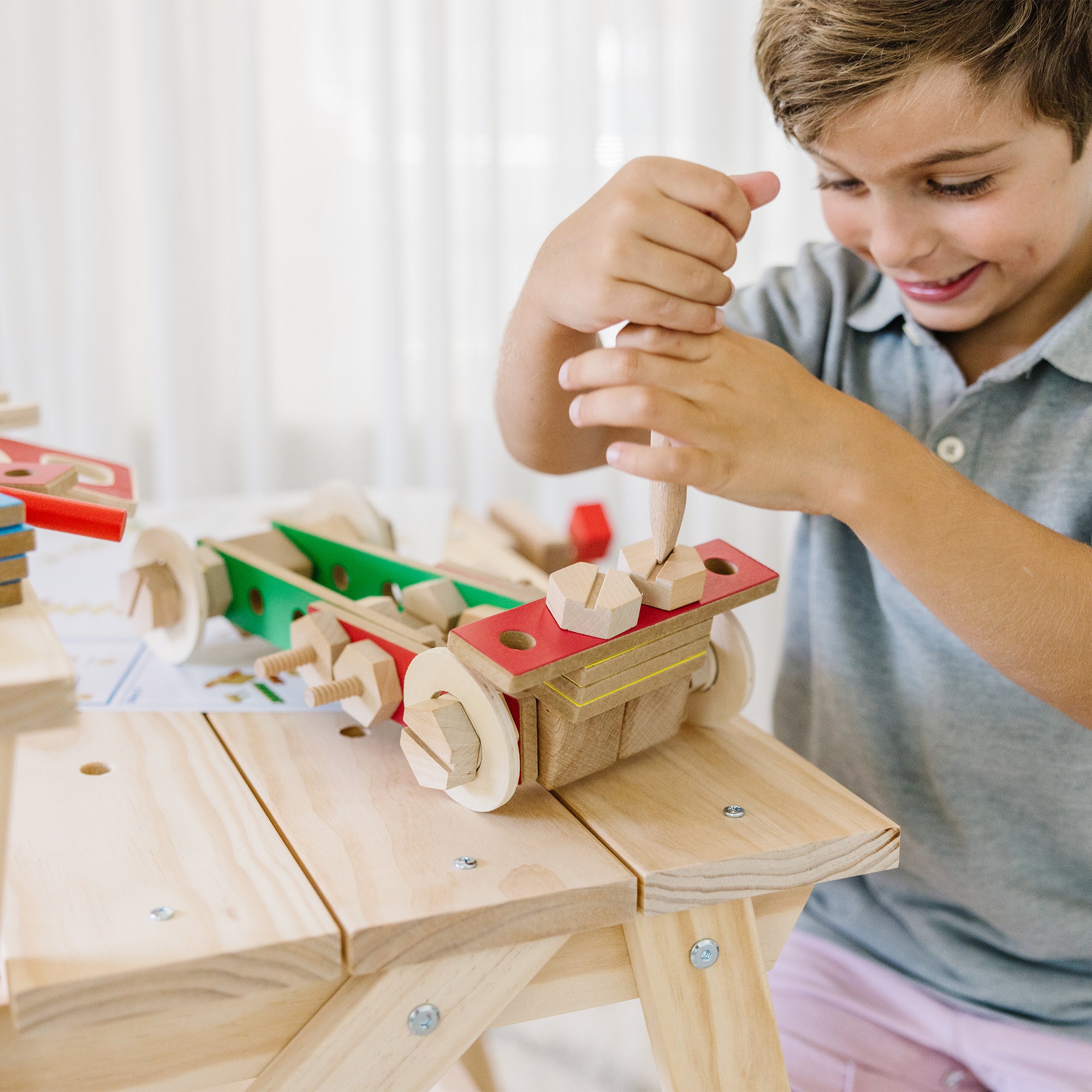 Melissa & Doug Wooden Project Workbench - Image 6
