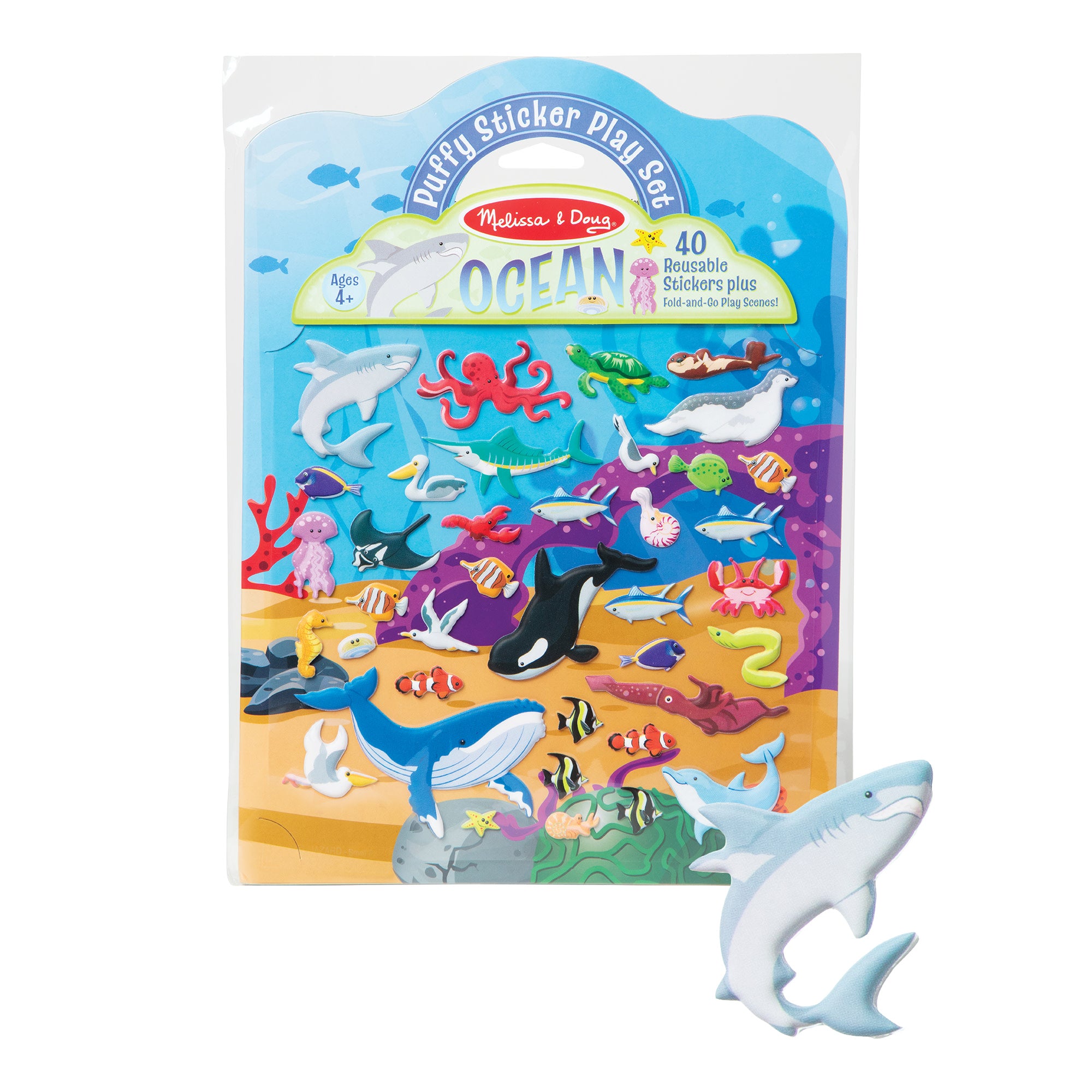Melissa & Doug Puffy Sticker Play Set - Ocean - Image 7