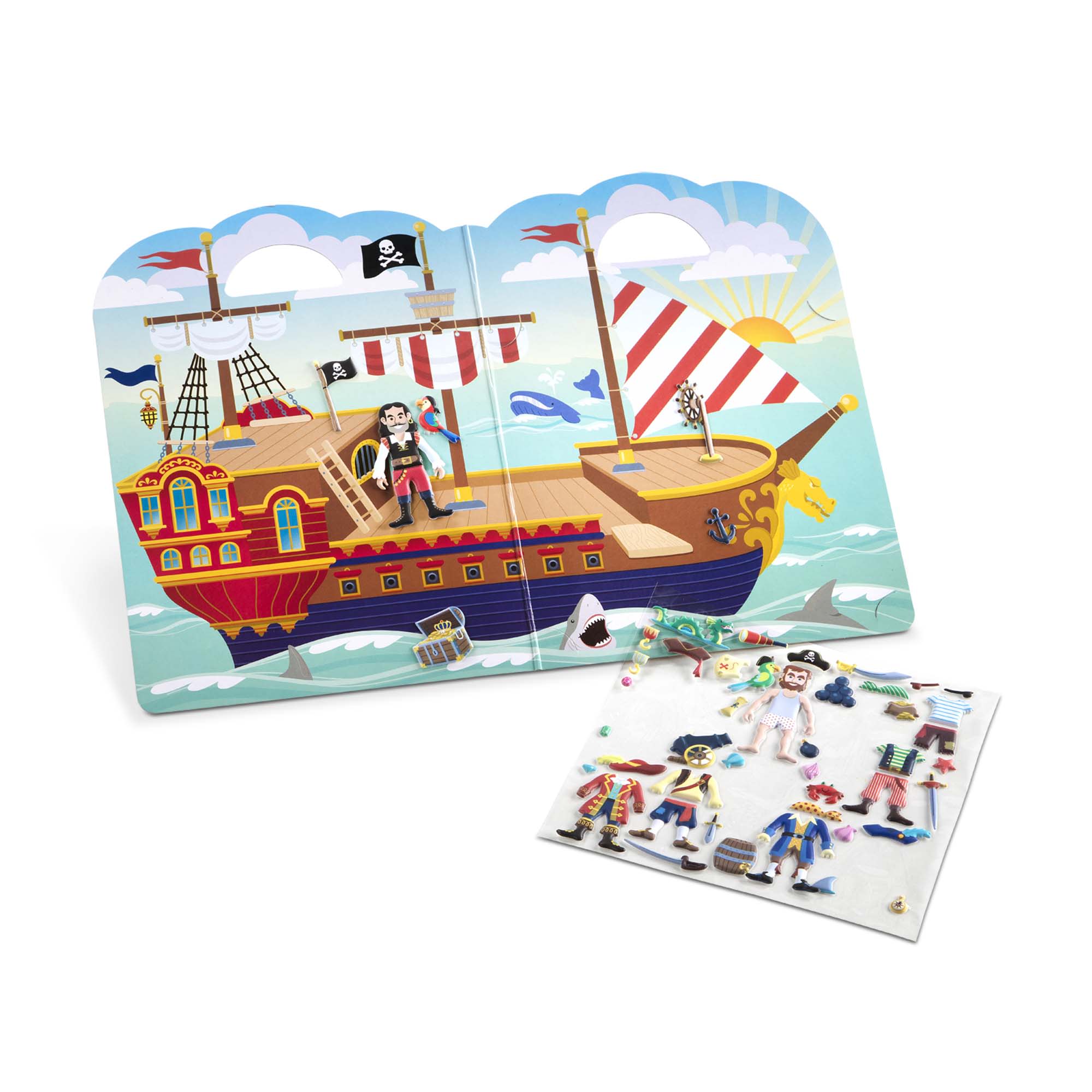 Melissa & Doug Puffy Sticker Play Set - Pirate - Image 4