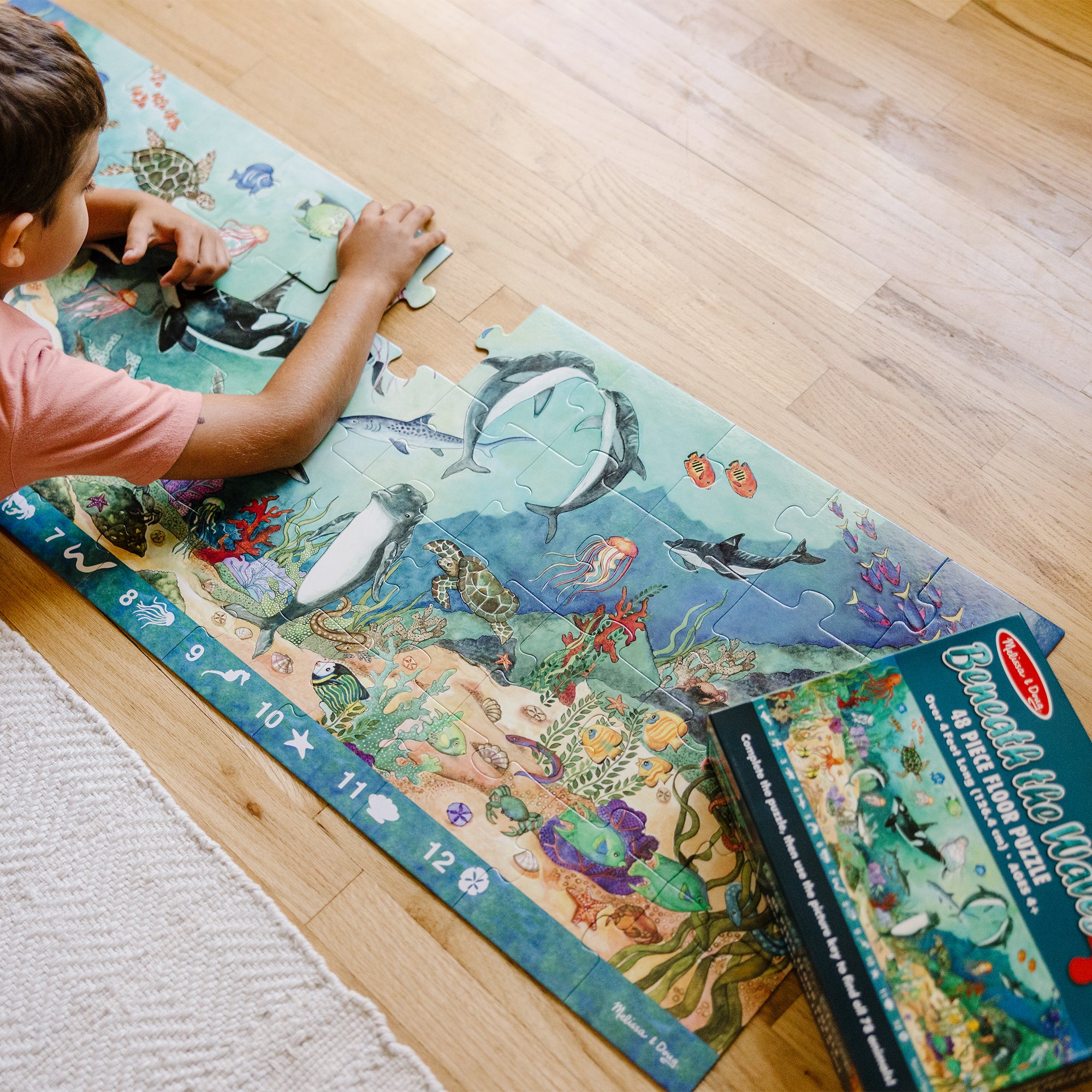 Melissa & Doug Search & Find Beneath the Waves Floor Puzzle - 48 Pieces - Image 6