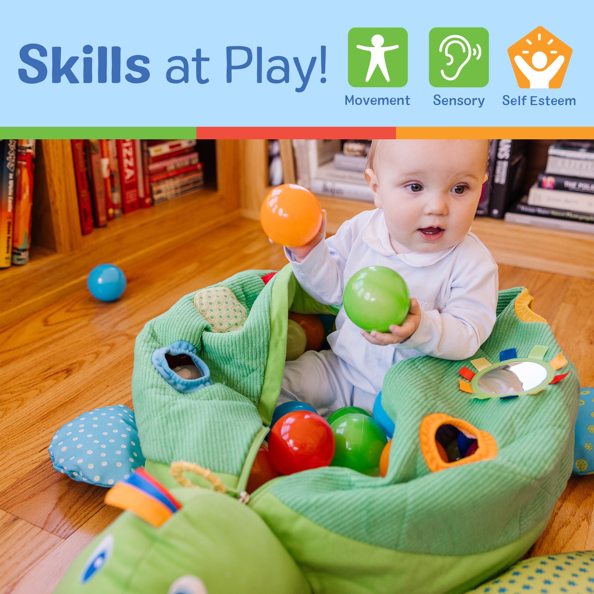 Melissa & Doug K's Kids Turtle Ball Pit - Image 5