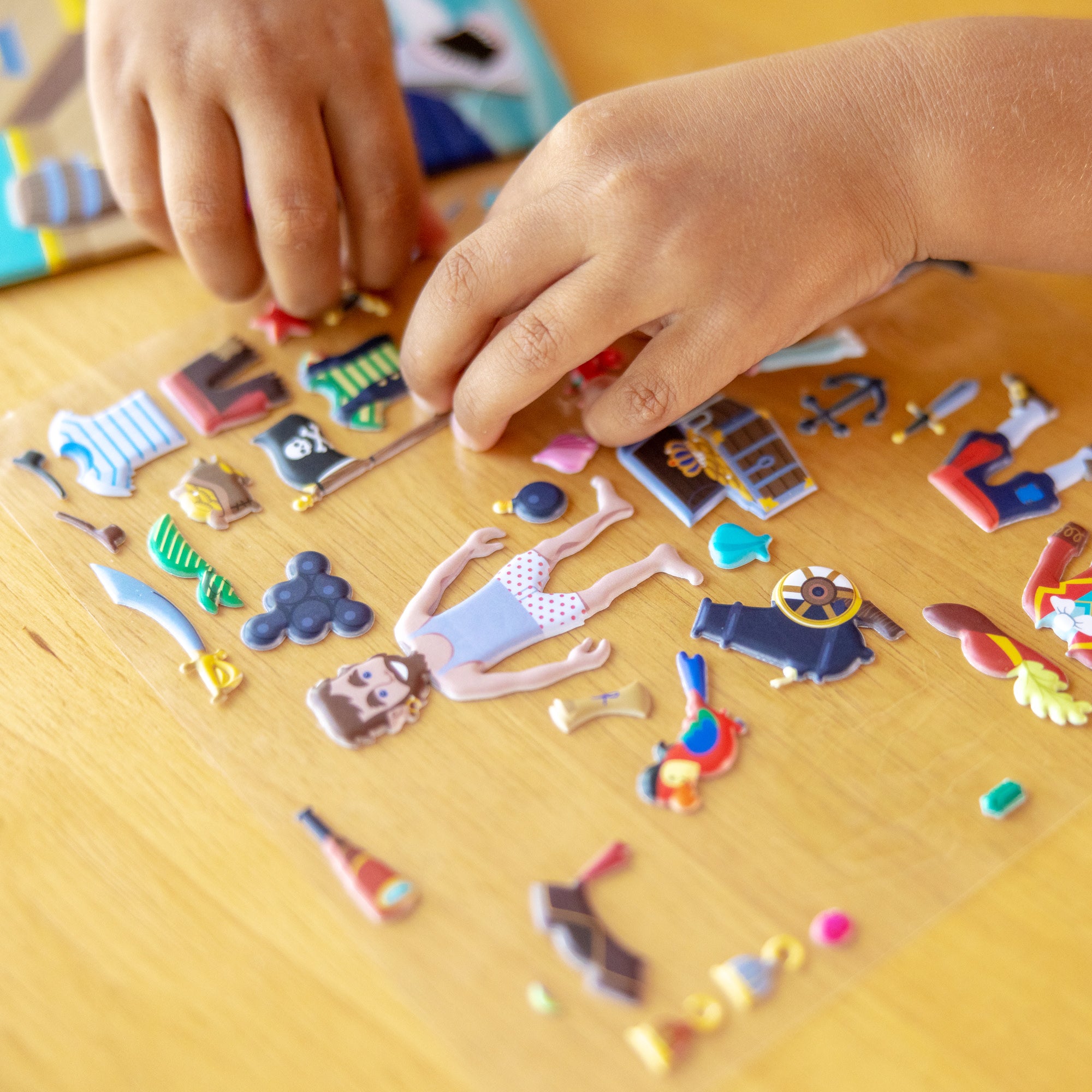 Melissa & Doug Puffy Sticker Play Set - Pirate - Image 6