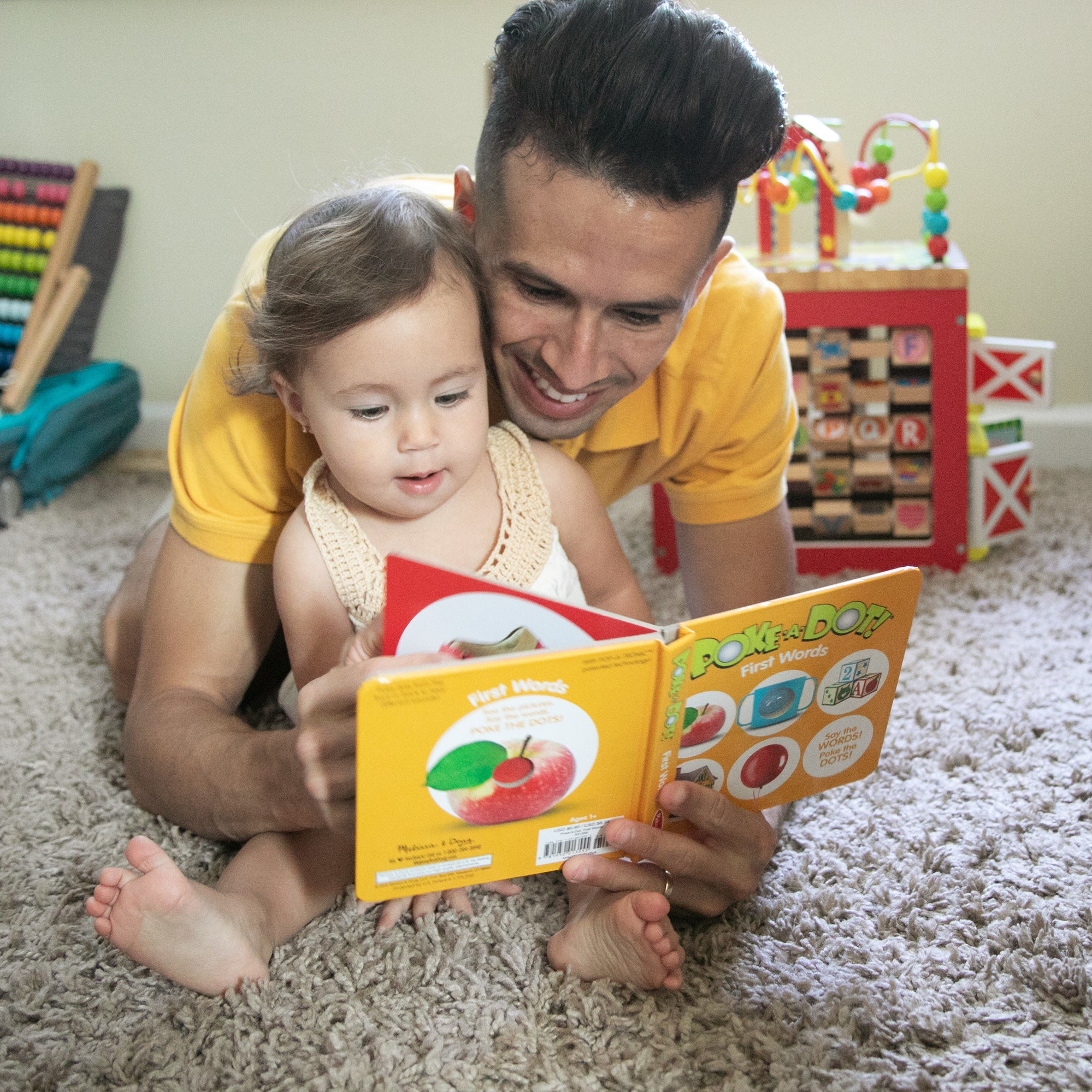 Melissa & Doug Poke-a-Dot: First Words Board Book - Image 2