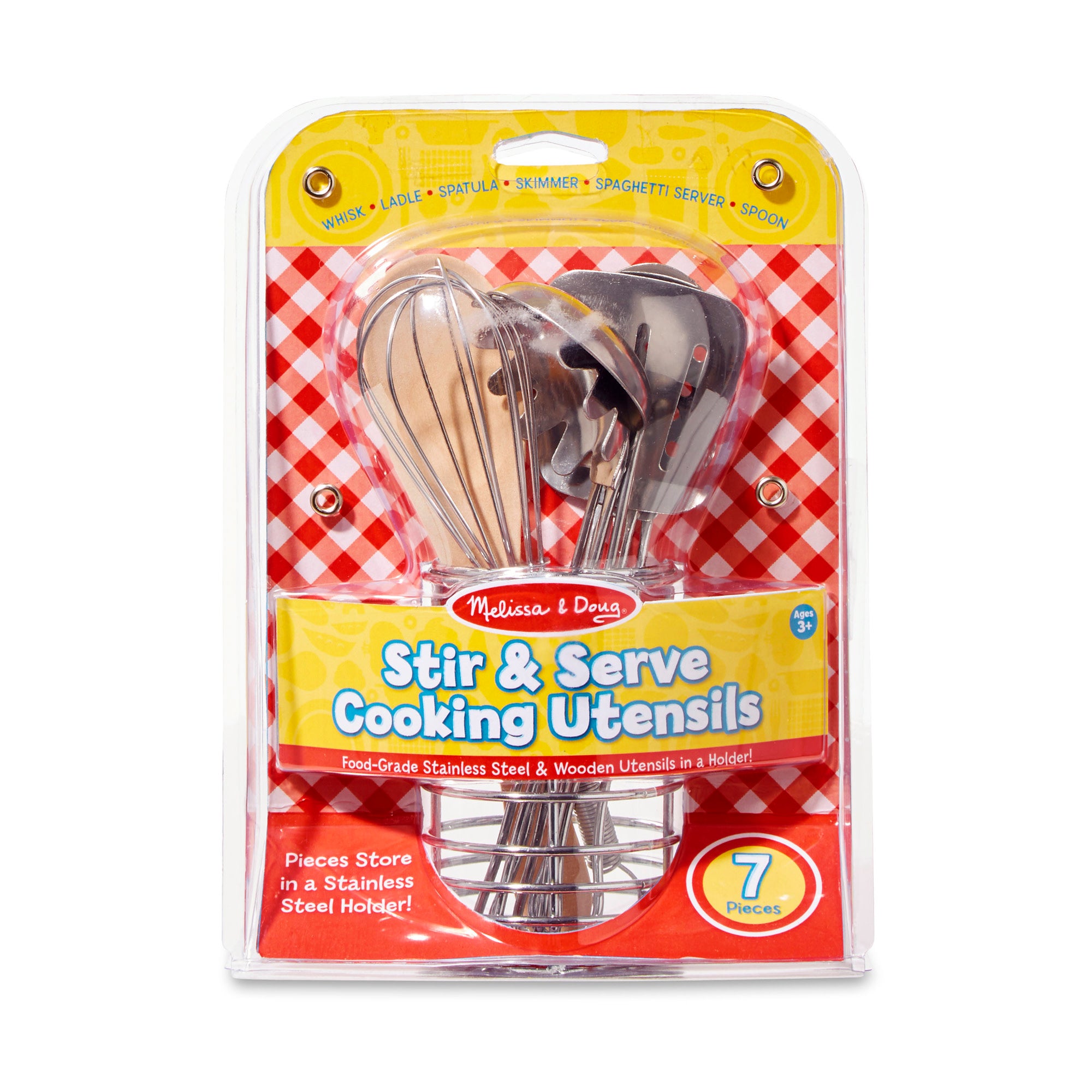 Melissa & Doug Stir & Serve Cooking Utensils - Image 3