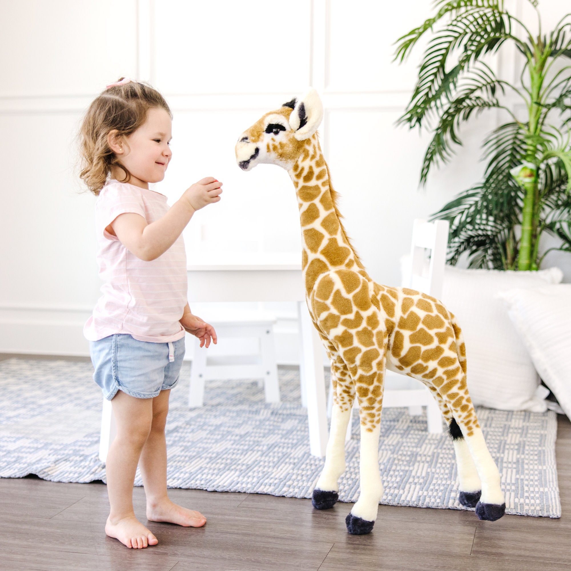 Melissa & Doug Lifelike Plush Baby Giraffe - Image 2
