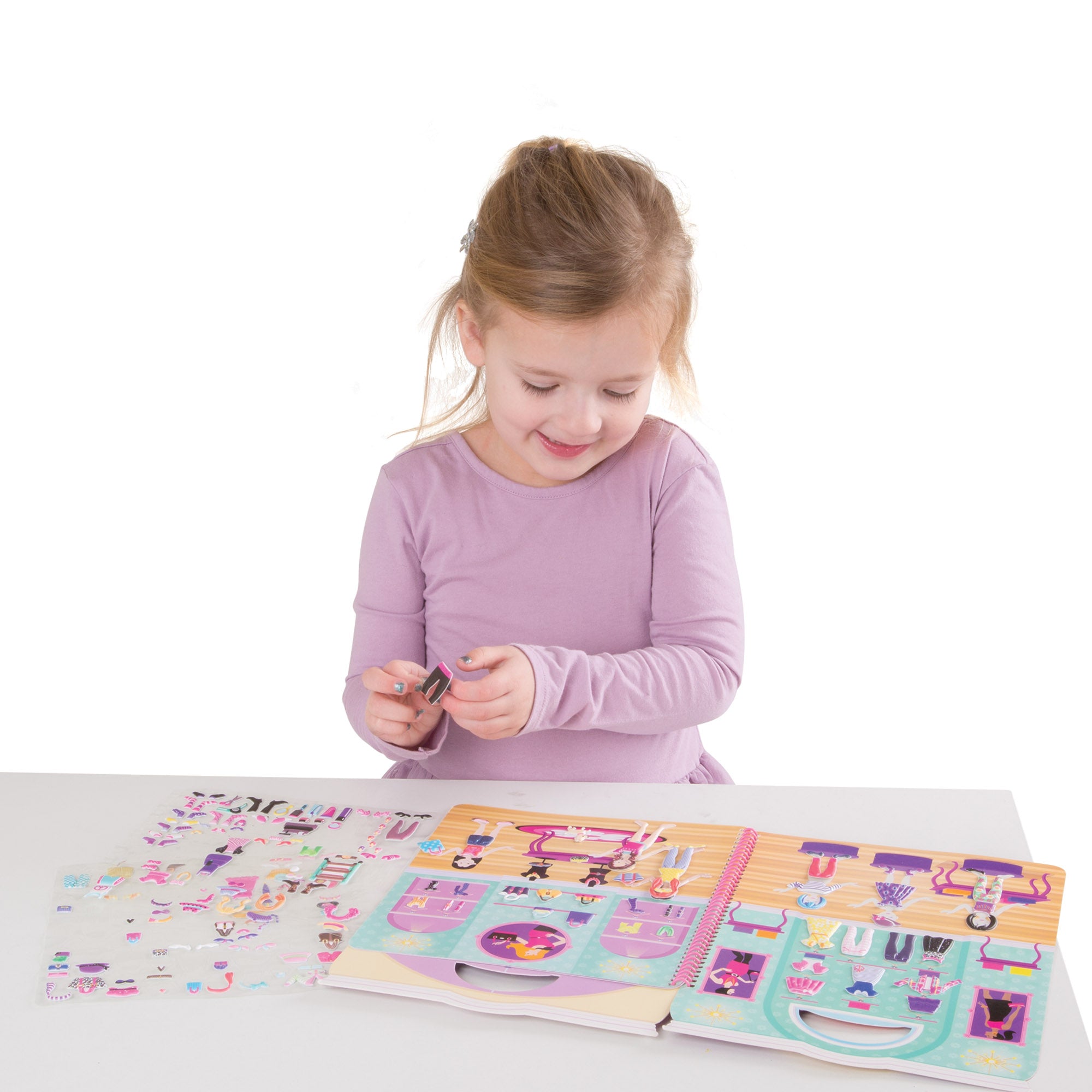 Melissa & Doug Puffy Sticker Activity Book - Day of Glamour - Image 10