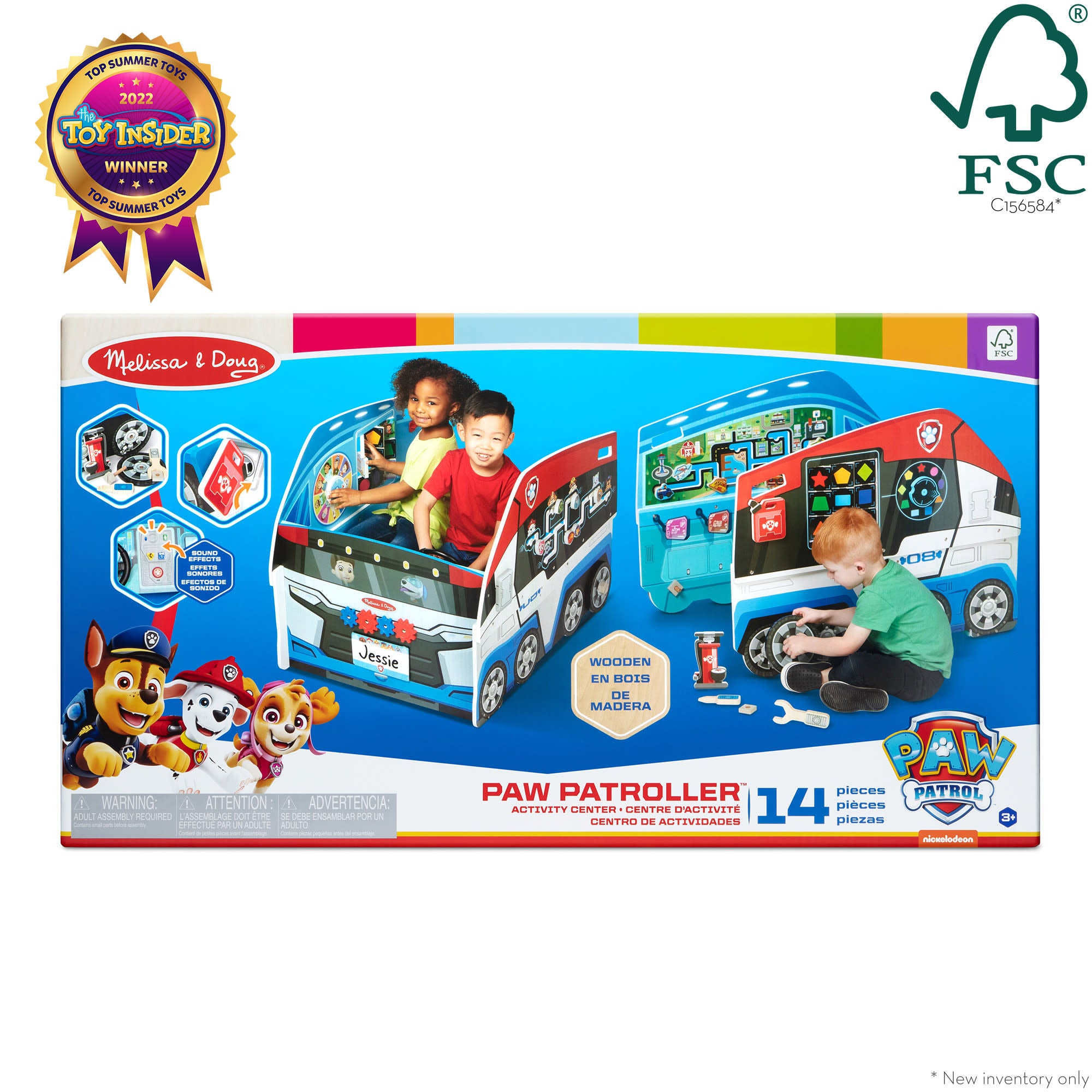 Melissa & Doug PAW Patrol Wooden PAW Patroller Activity Center - Image 6