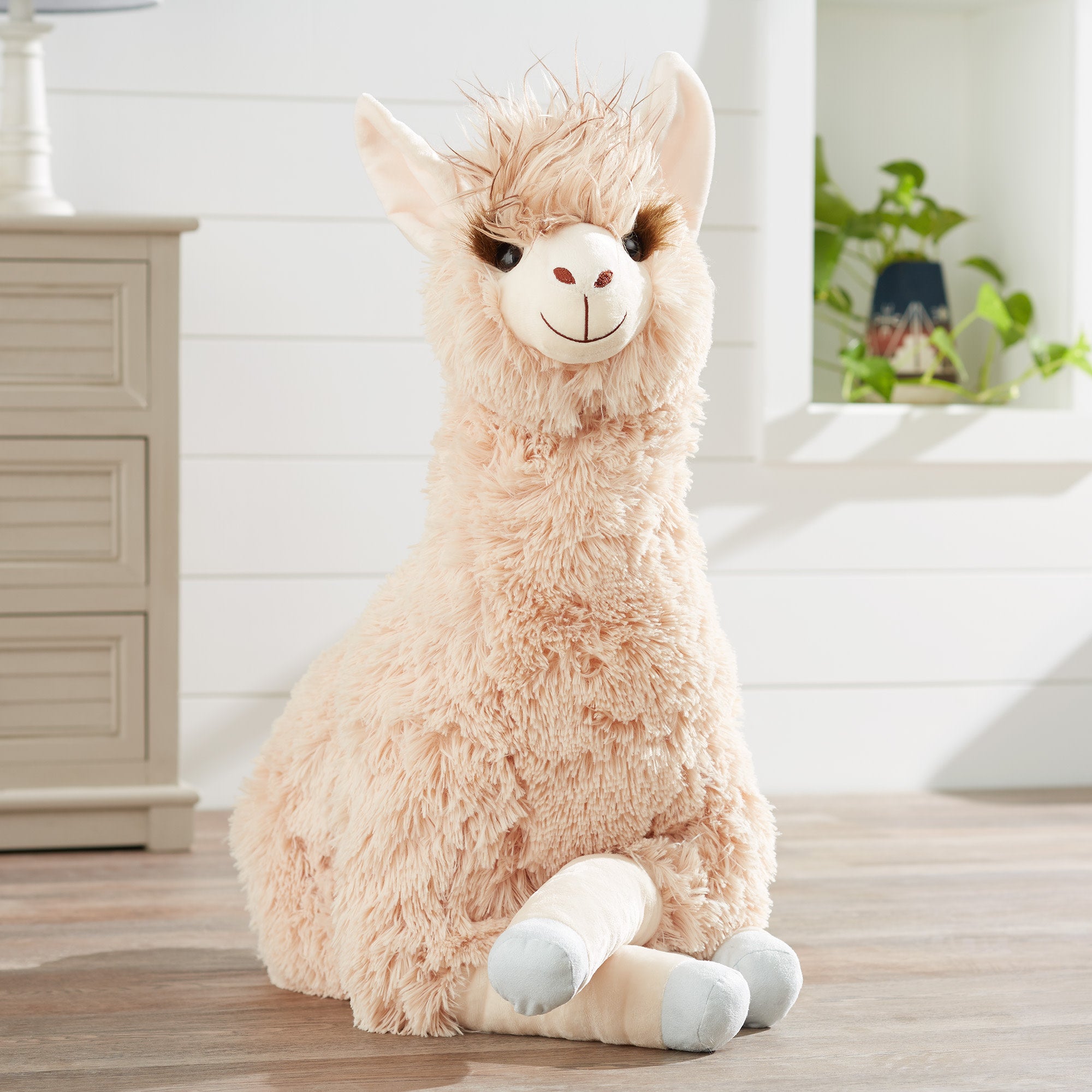 Melissa & Doug Jumbo Llama Stuffed Plush Animal - Image 9