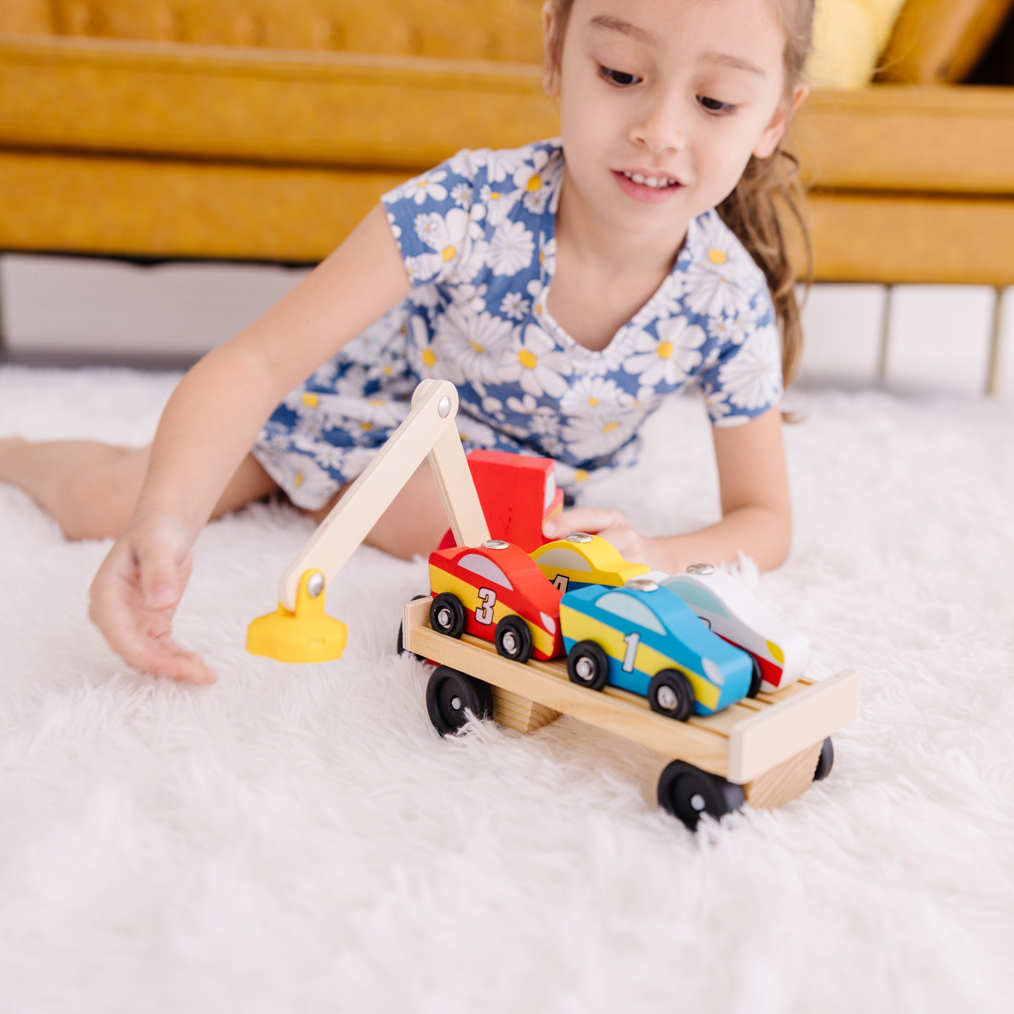 Melissa & Doug Magnetic Car Loader - Image 7