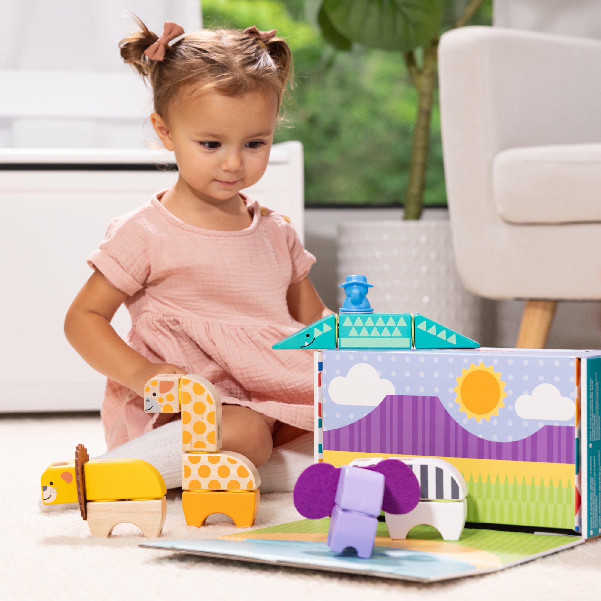 Melissa & Doug Blockables? Safari Play Set - Image 2