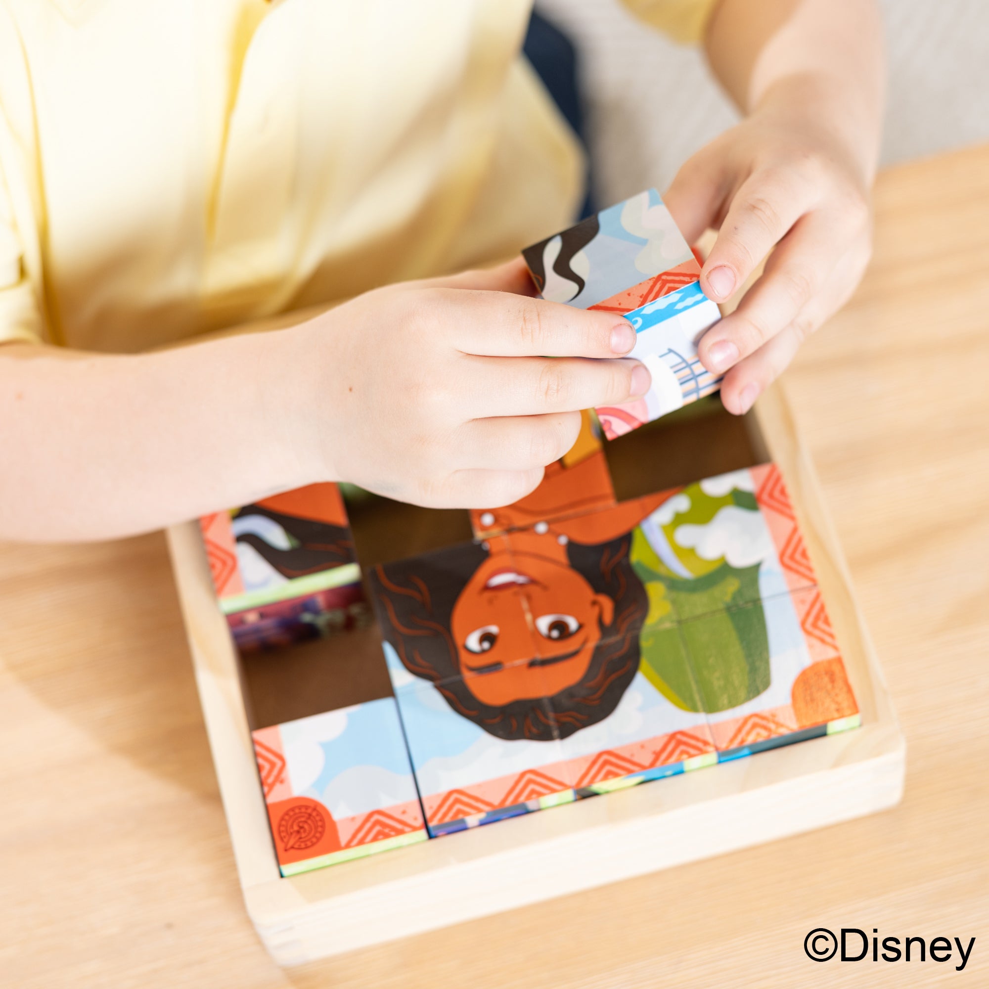 Melissa & Doug Disney Princess Wooden Cube Puzzle - Image 5