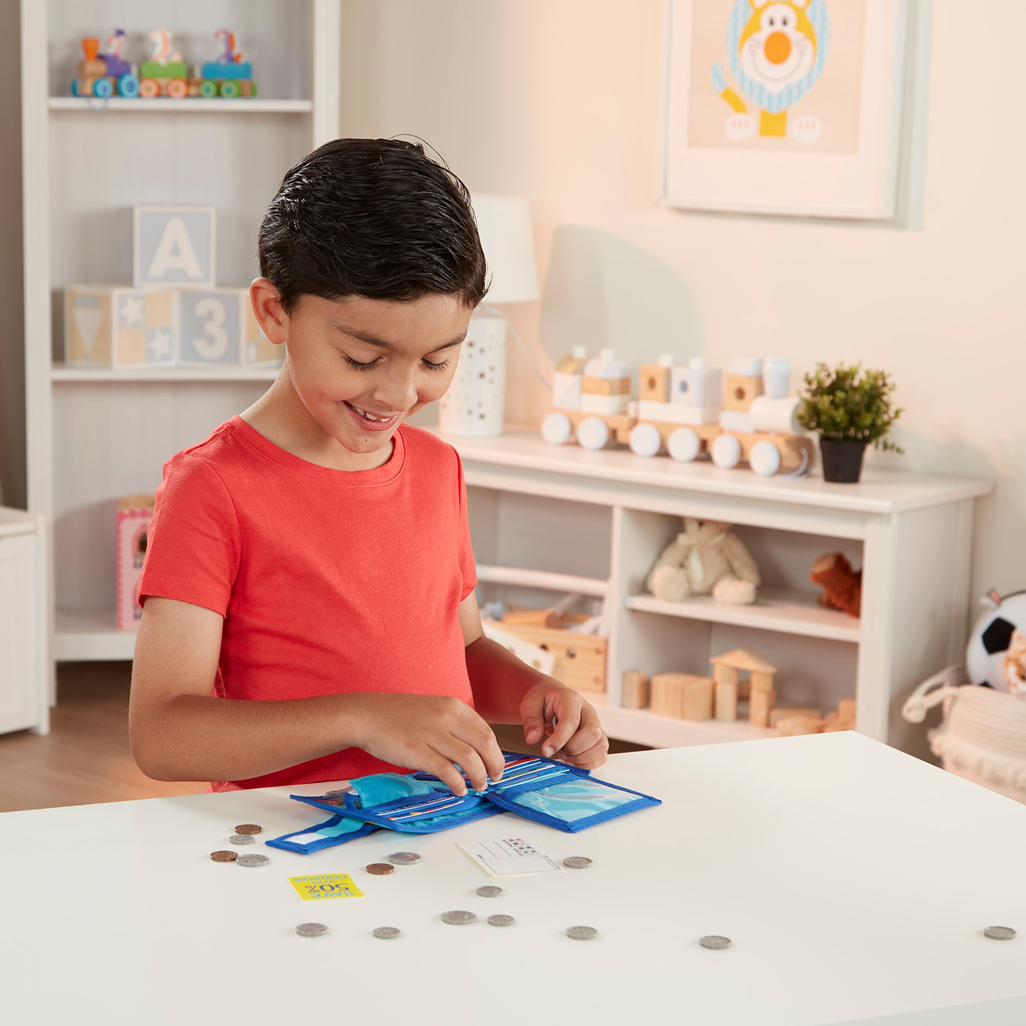 Melissa & Doug Pretend-to-Spend Wallet - Image 2