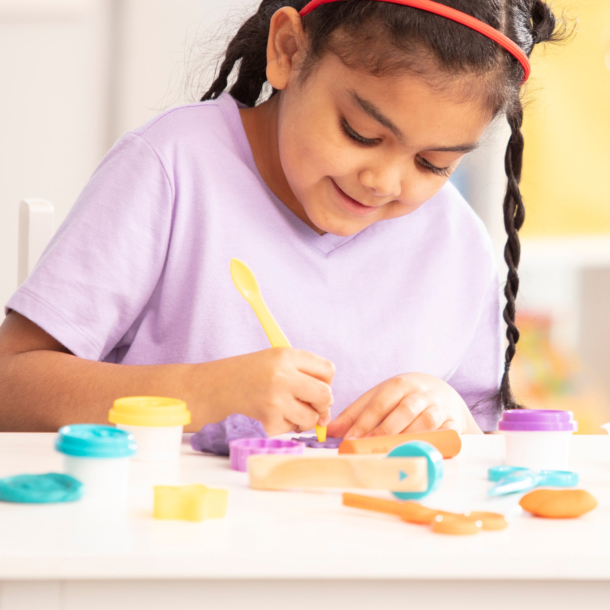 Melissa & Doug Clay Activity 2-Pack: Shape, Model & Mold; Cut, Sculpt & Stamp - Image 7