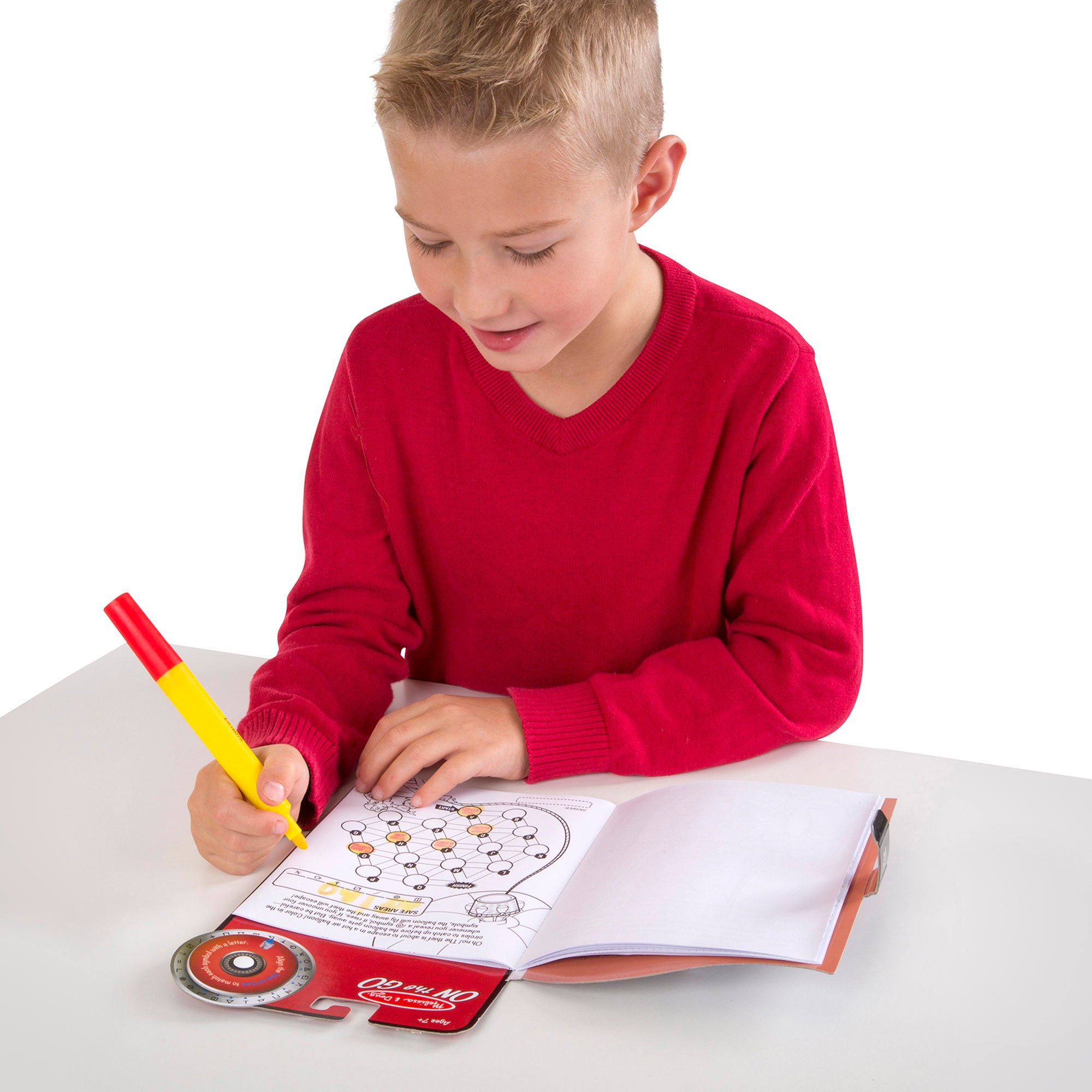 Melissa & Doug On the Go? Secret Decoder Activity Books 3-Pack: Slippery Flippers, Runaway Ruby, Game Book - Image 6