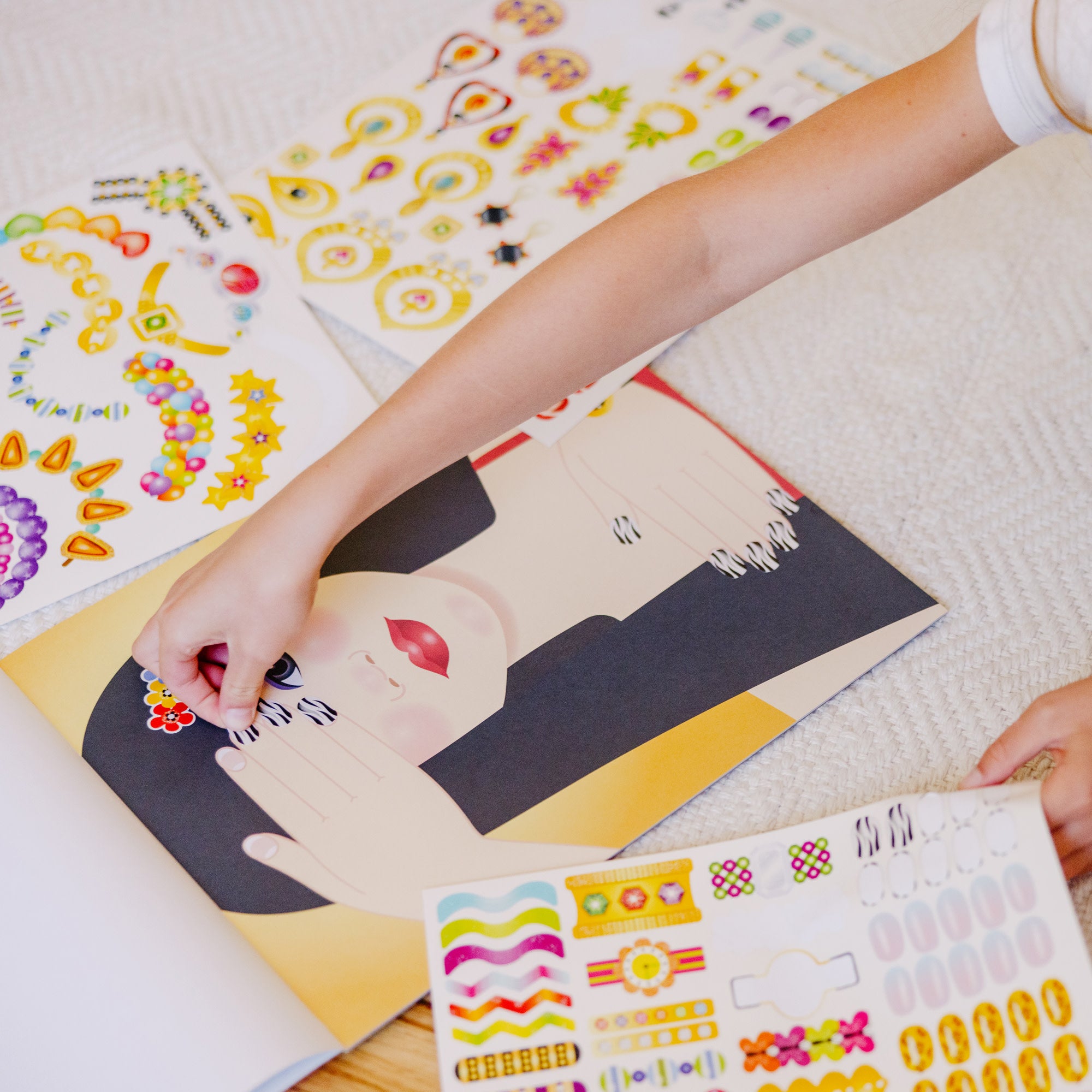 Melissa & Doug Sticker Pad - Jewelry & Nails Glitter Collection - Image 6